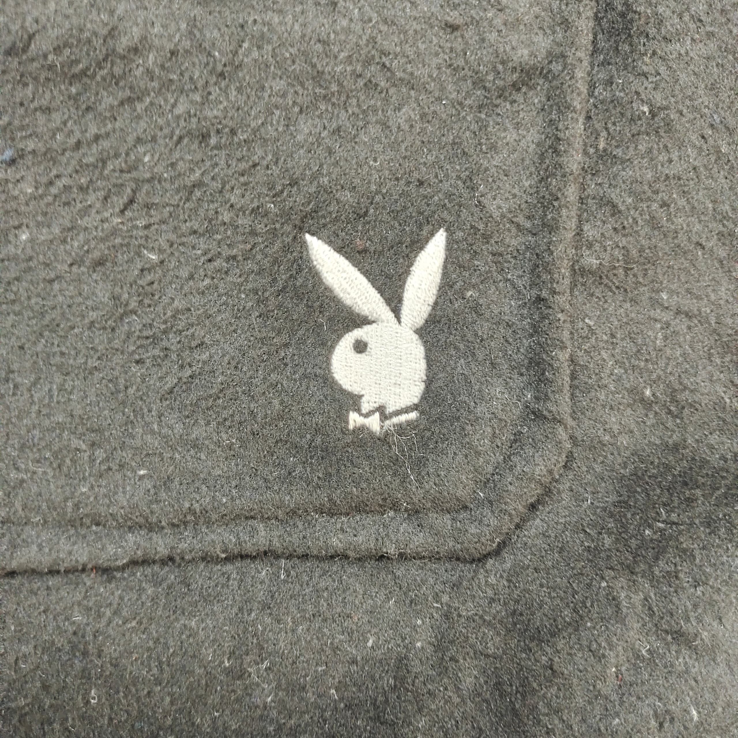 Playboy Playboy Bunny Vintage Black Wool Shacket Jacket (NWT) Size US M / EU 48-50 / 2 - 7 Thumbnail