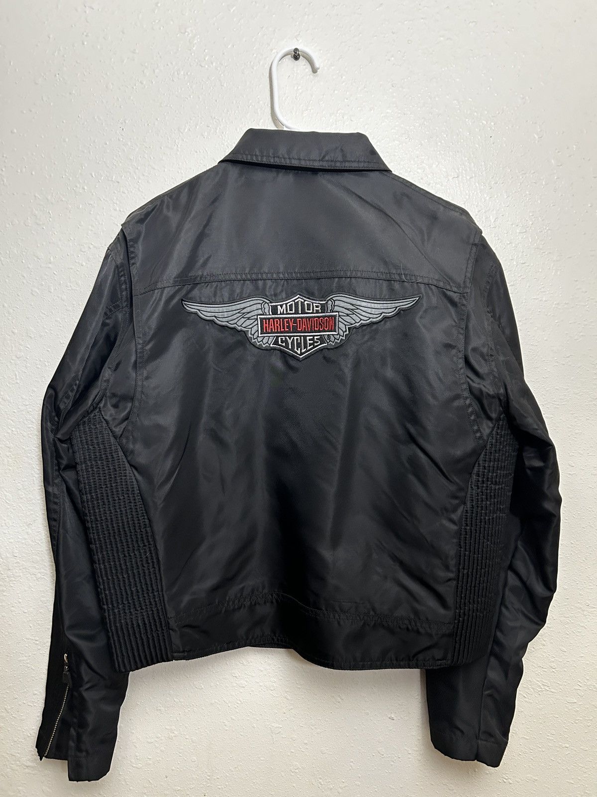 Harley Davidson × Japanese Brand × Supreme Harley Davidson Nylon Biker Jacket Size US S / EU 44-46 / 1 - 2 Thumbnail