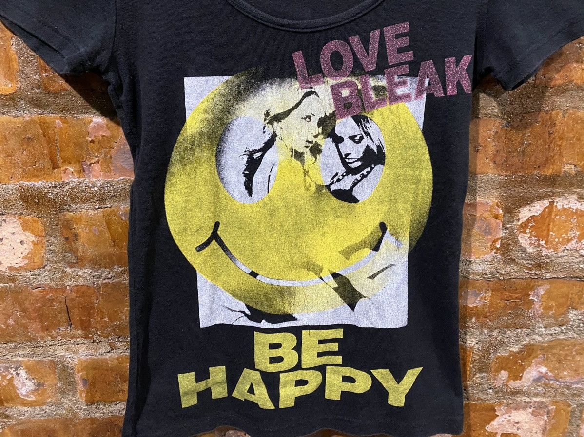 Hysteric Glamour × Japanese Brand × Shellac Love Bleak Be Happy Sex and Smile tee Size S / US 4 / IT 40 - 4 Thumbnail