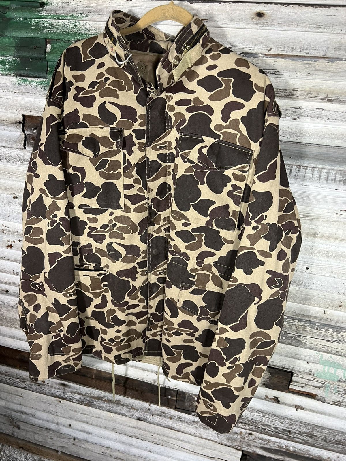 Vintage Vintage Camo Jacket Size US XL / EU 56 / 4 - 5 Thumbnail