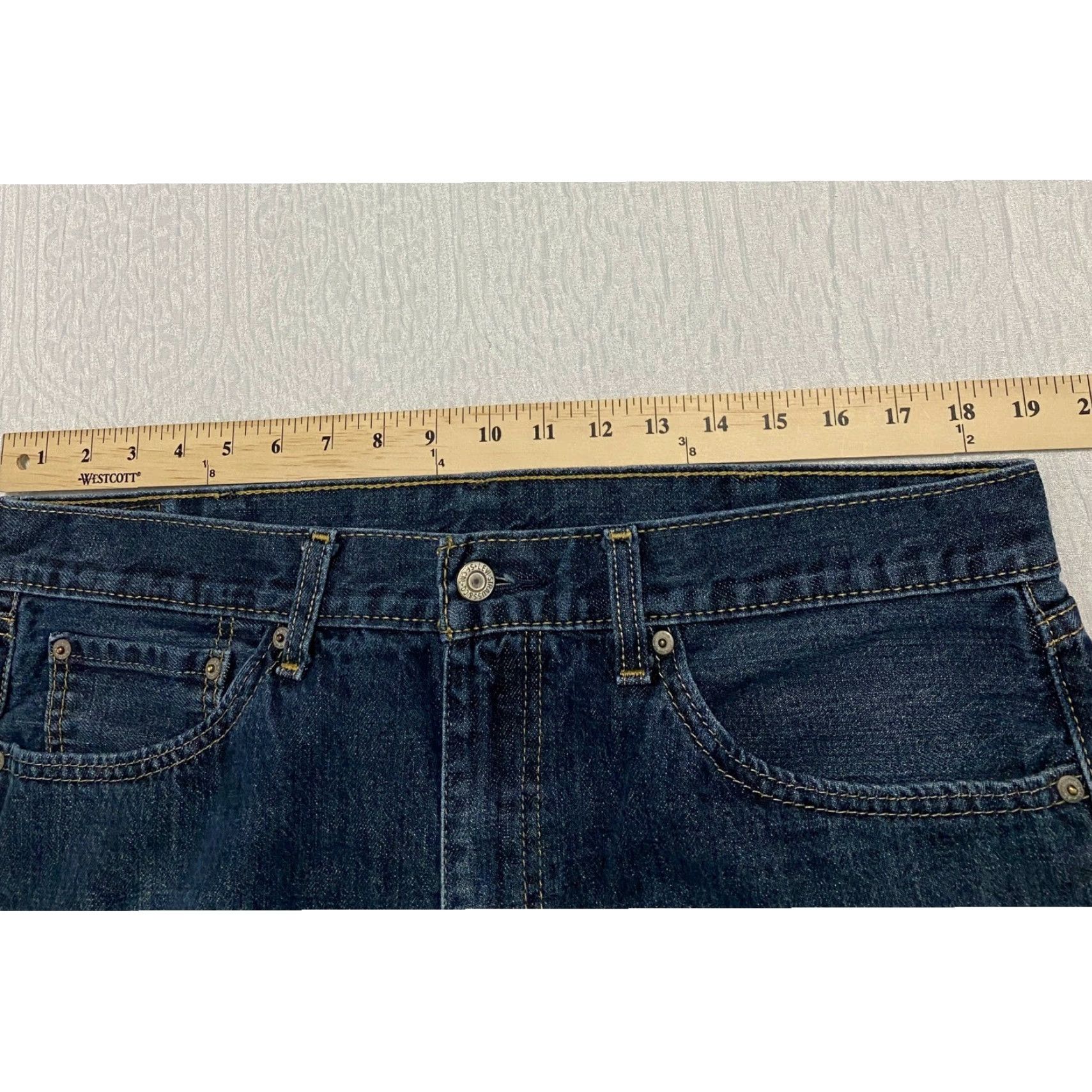 Levi's Levi's 505 Mens Jeans Regular Fit Straight Denim Blue W38 L34 Pants Jeans Size US 38 / EU 54 - 6 Thumbnail