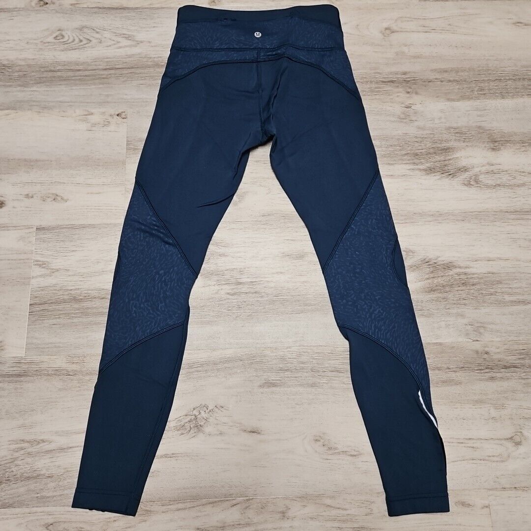 Lululemon Lululemon Cold Pacer Hi Rise Tights Womens 4 Night Diver Noc Size 27" / US 4 / IT 40 - 6 Thumbnail