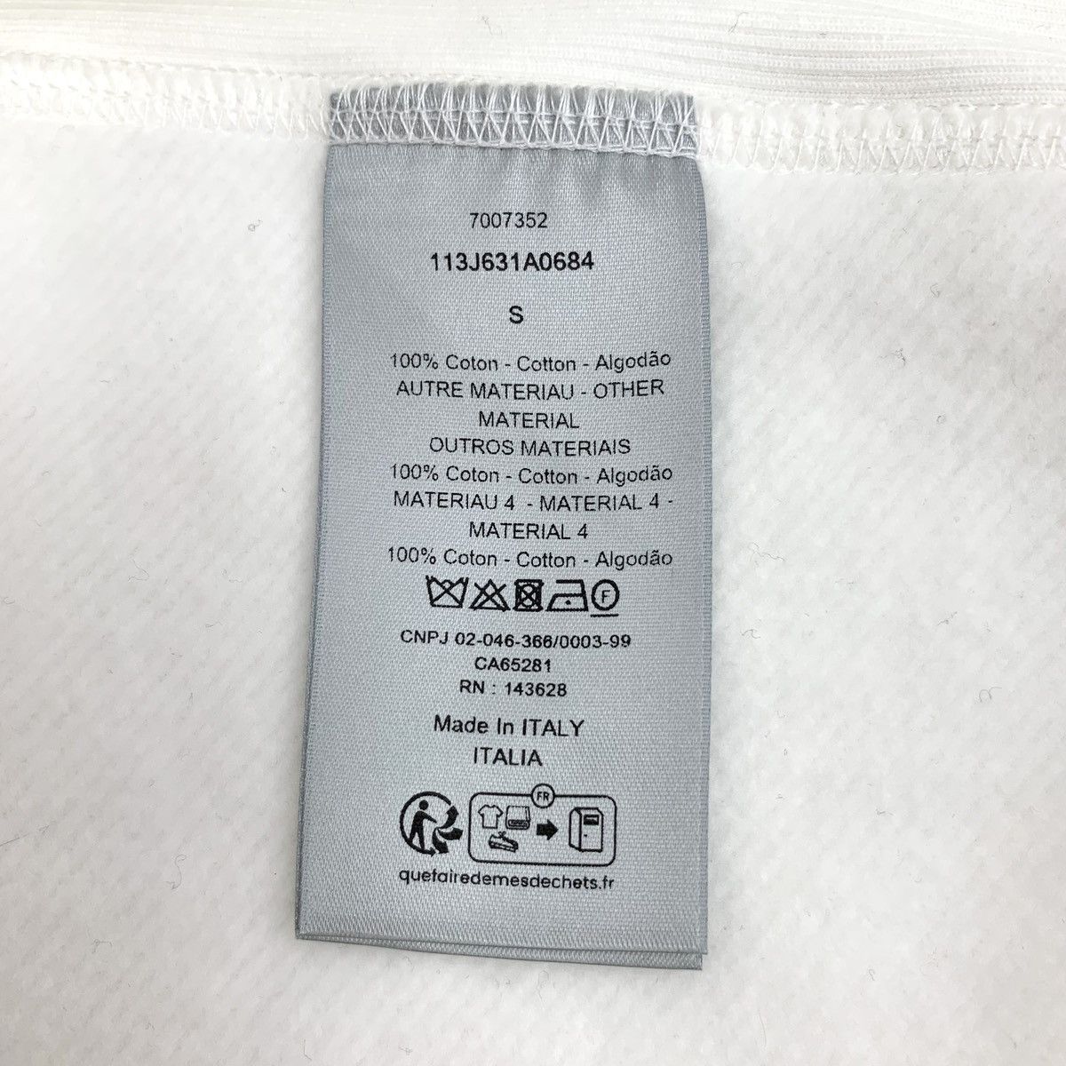 Dior Dior Logo Jacquard All Over Print Hooded Sweatshirt K26WX Size US S / EU 44-46 / 1 - 8 Thumbnail