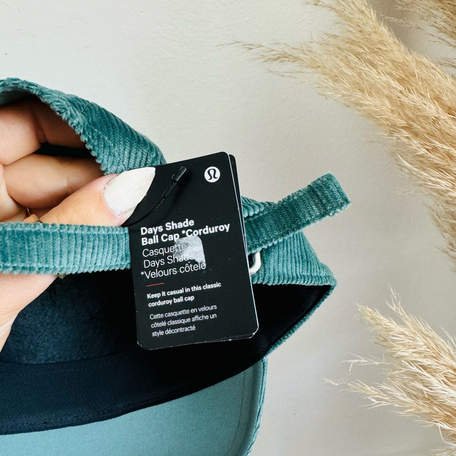 Lululemon NEW LULULEMON Turqouise Corduroy Adjustable Hat Baseball Cap Size ONE SIZE - 7 Thumbnail