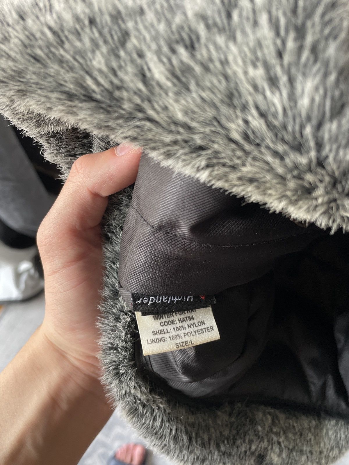 If Six Was Nine × Vintage Vintage Ushanka Hat Mohair Fur Fuzzy Nylon Varsity Japanese Size ONE SIZE - 7 Thumbnail