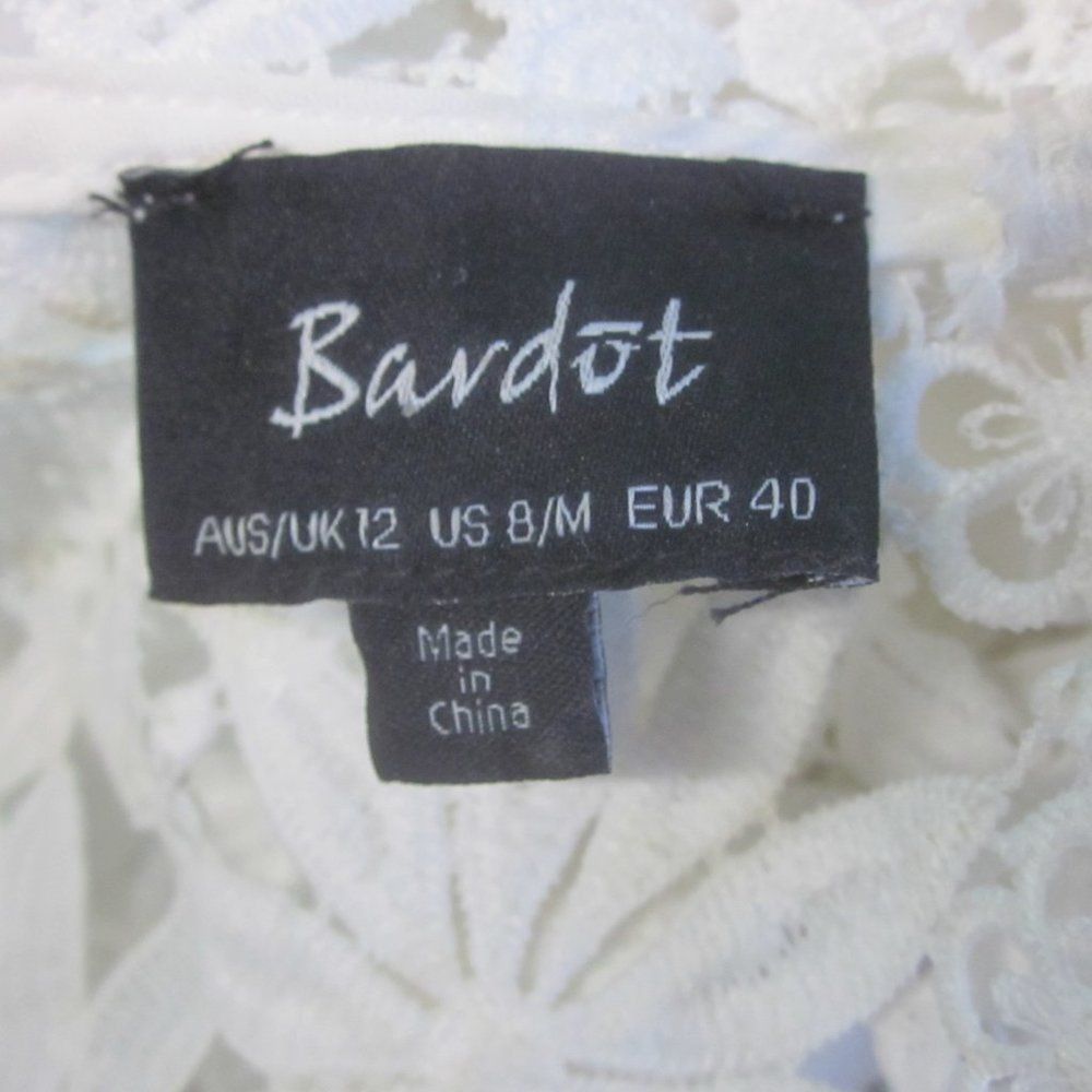 Other Bardot White Lace Dress Size 8 US Size M / US 6-8 / IT 42-44 - 3 Thumbnail