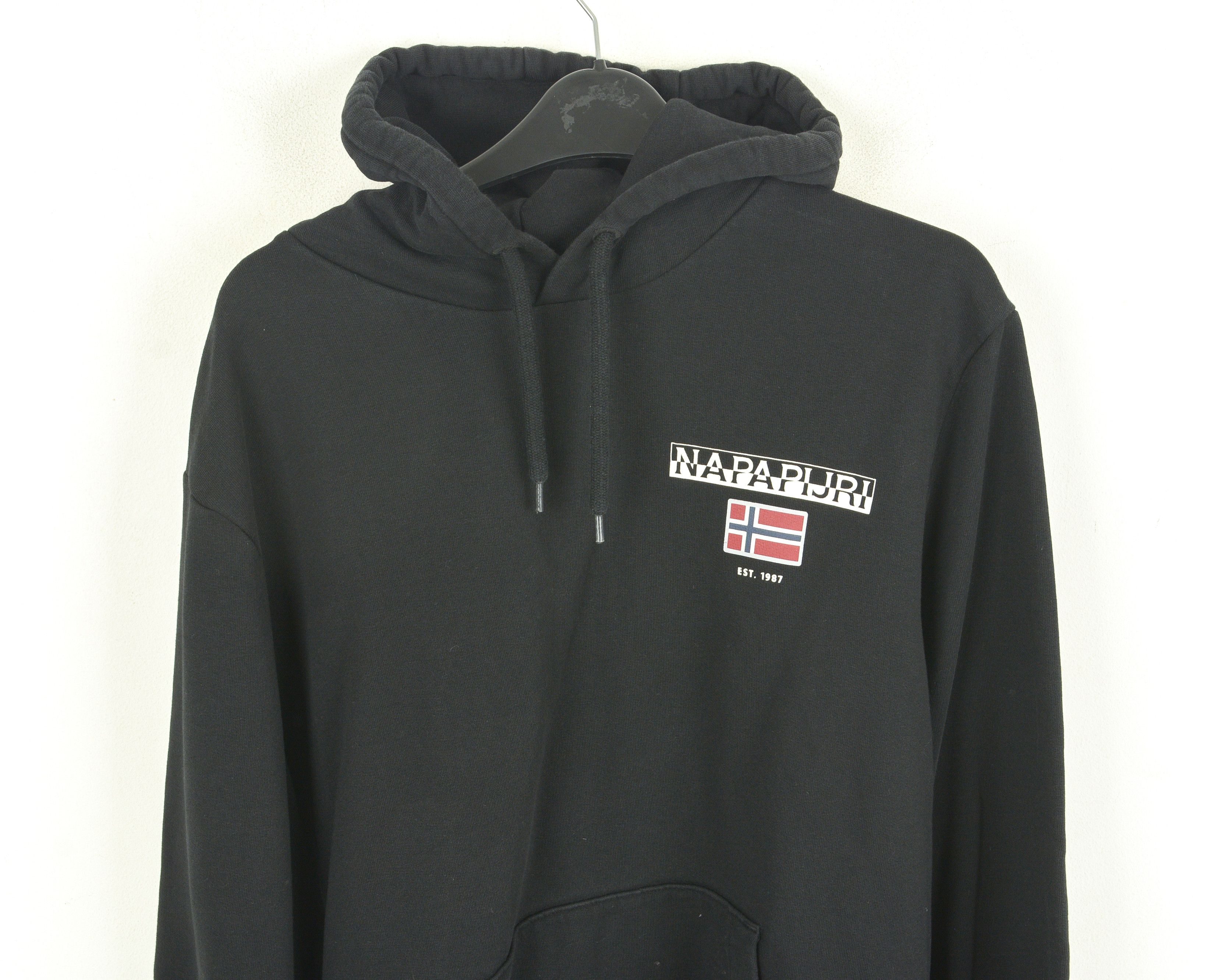 Napapijri Women XL Jumper Hoodie Pullover Sweatshirt Sweater Hooded Size XL / US 12-14 / IT 48-50 - 2 Thumbnail