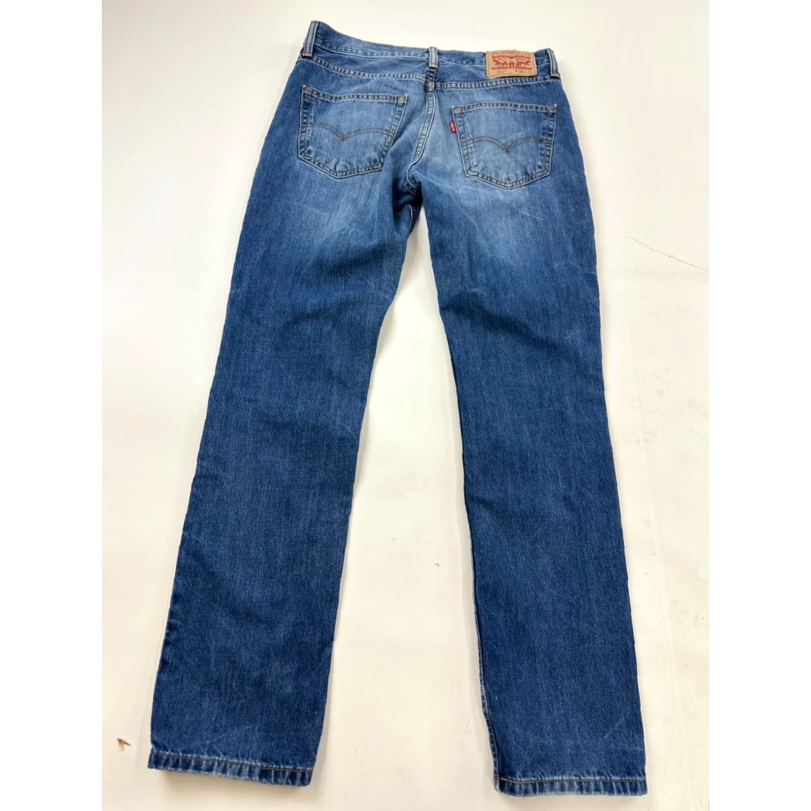 Levi's Levi's 511 Jeans Mens 32x32 Blue Denim Stretch Regular Fit Straight Leg 5-Pocket Button Closure Size US 32 / EU 48 - 2 Thumbnail