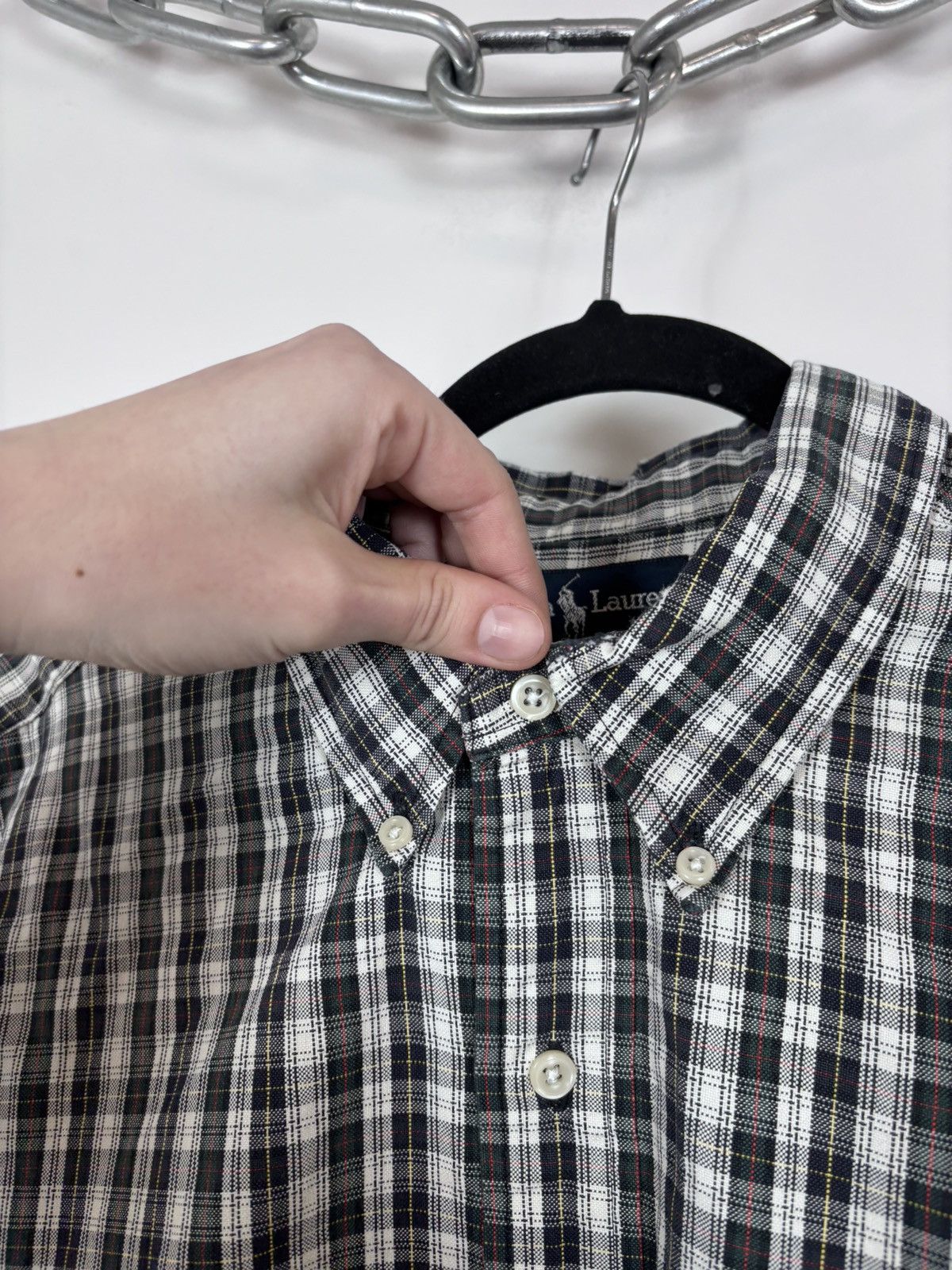 Polo Ralph Lauren Vintage Polo Ralph Lauren Big Shirt Men’s Tartan Plaid Check Size US XL / EU 56 / 4 - 5 Thumbnail