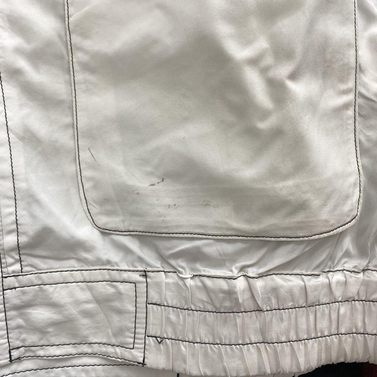 ALAIN DELON ALAIN DELON Multi Pockets Motorcycle Jeans White Jacket Size US S / EU 44-46 / 1 - 6 Thumbnail