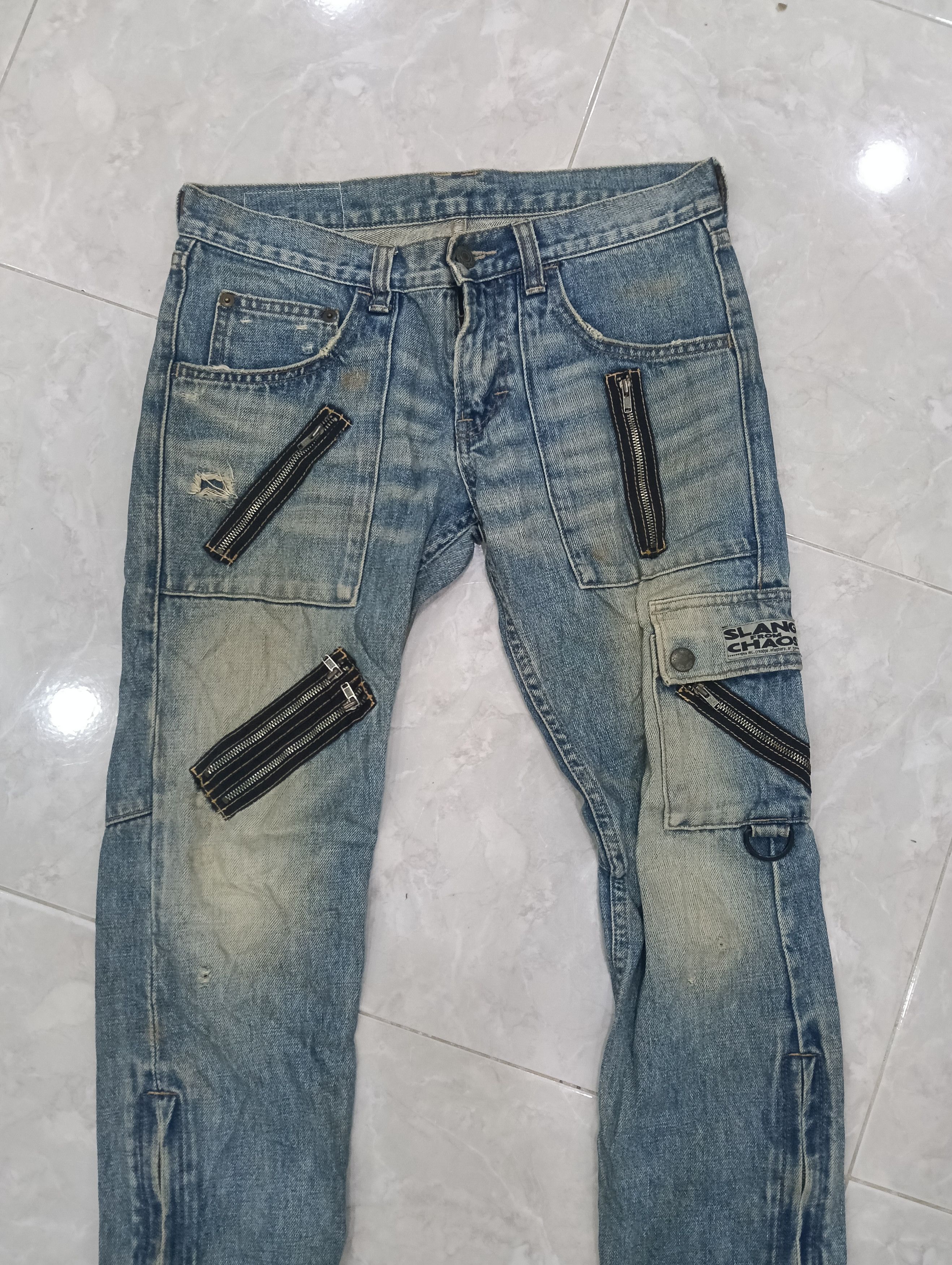 Le Grande Bleu (L.G.B.) RNA Slang Chaos Japan Brand Punk Anarchy Style Size 30" / US 8 / IT 44 - 2 Thumbnail