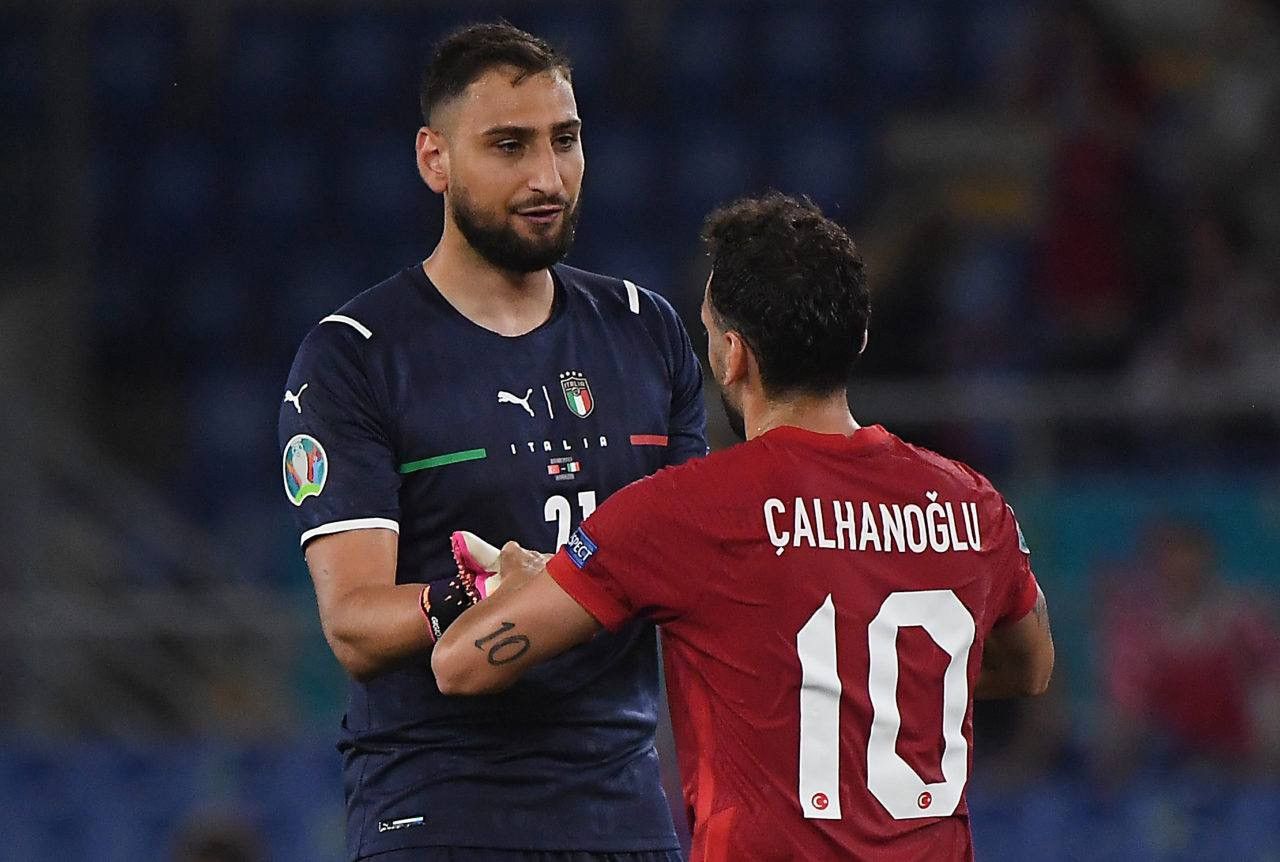 Nike × Vintage NWT TURKEY NIKE 2020 FOOTBALL AWAY JERSEY #10 CALHANOGLU Size US M / EU 48-50 / 2 - 12 Thumbnail