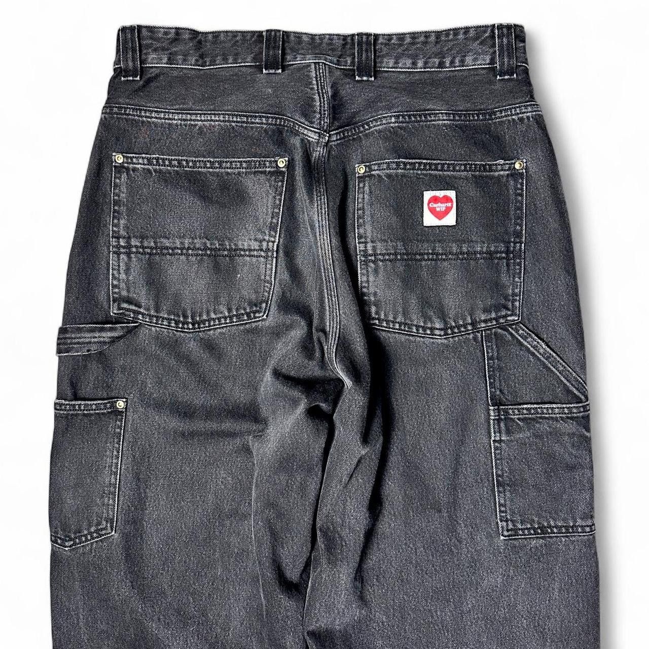 Carhartt Wip Carhartt Work in Progress Nash OG Double Knee Black Pants Size US 34 / EU 50 - 6 Thumbnail