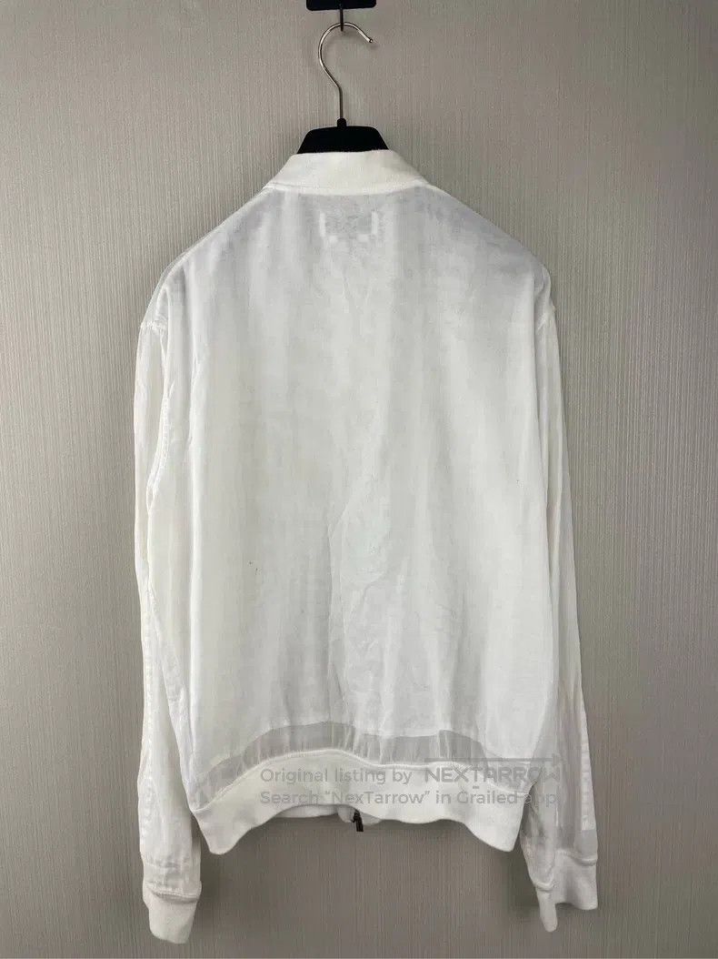 Hermes Hermes White Baseball Jacket Size XS / US 0-2 / IT 36-38 - 2 Thumbnail