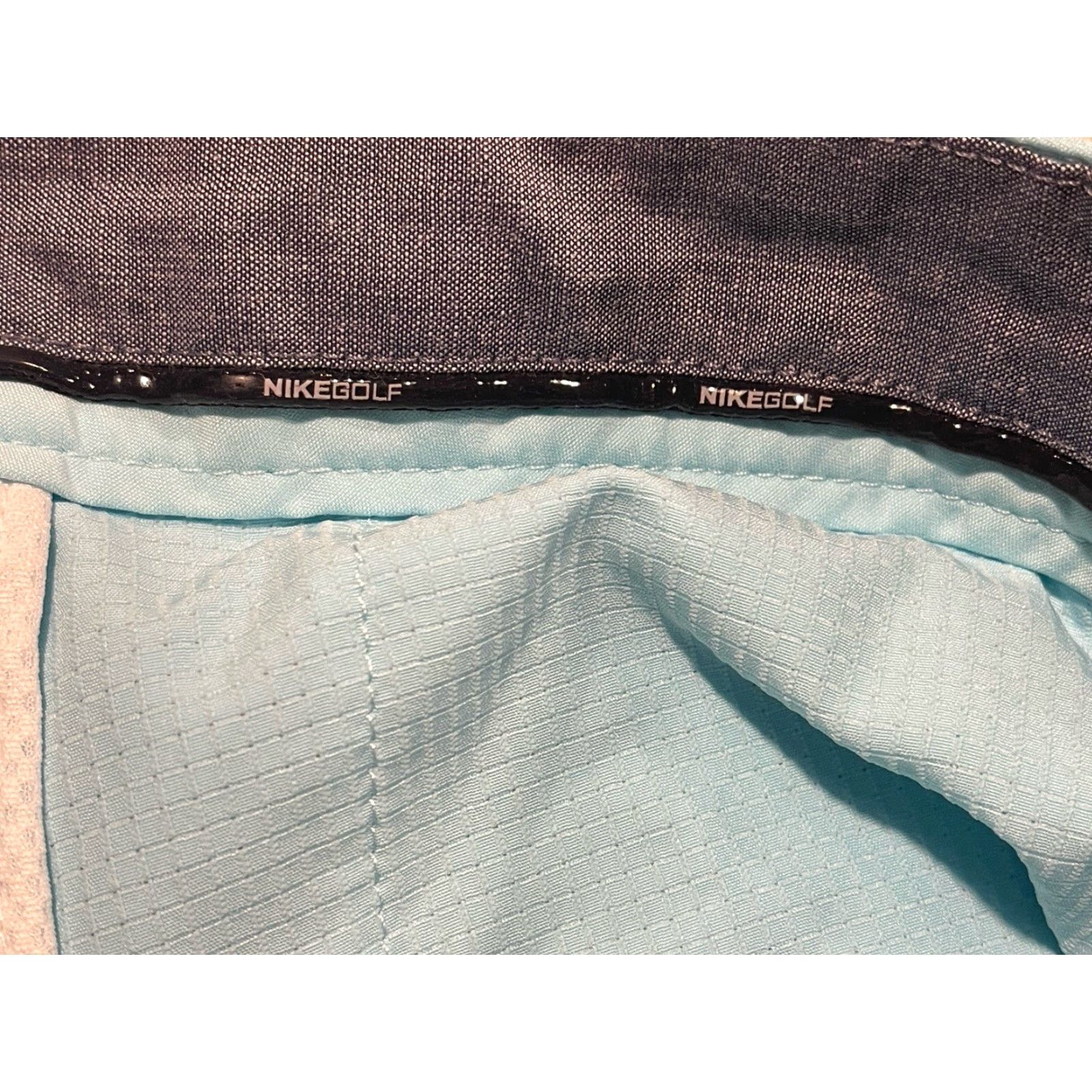 Nike Nike Golf Pants Mens Chino Pants 35 Regular Inseam 31 Dri Fit Blue Logo Casual Men Size US 35 - 7 Thumbnail