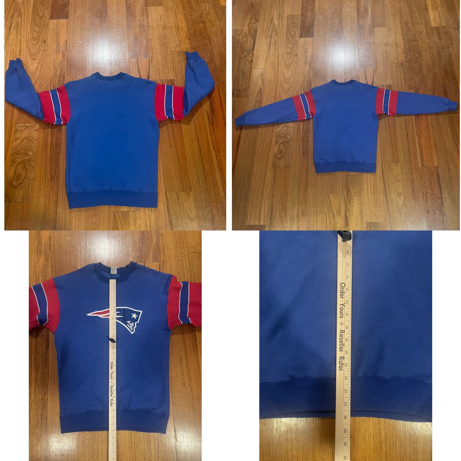 Vintage VINTAGE Legends Athletic New England Patriots Crewneck Pullover Shirt Men M Blue Embroidered Logo 90s Sports Size US M / EU 48-50 / 2 - 8 Thumbnail