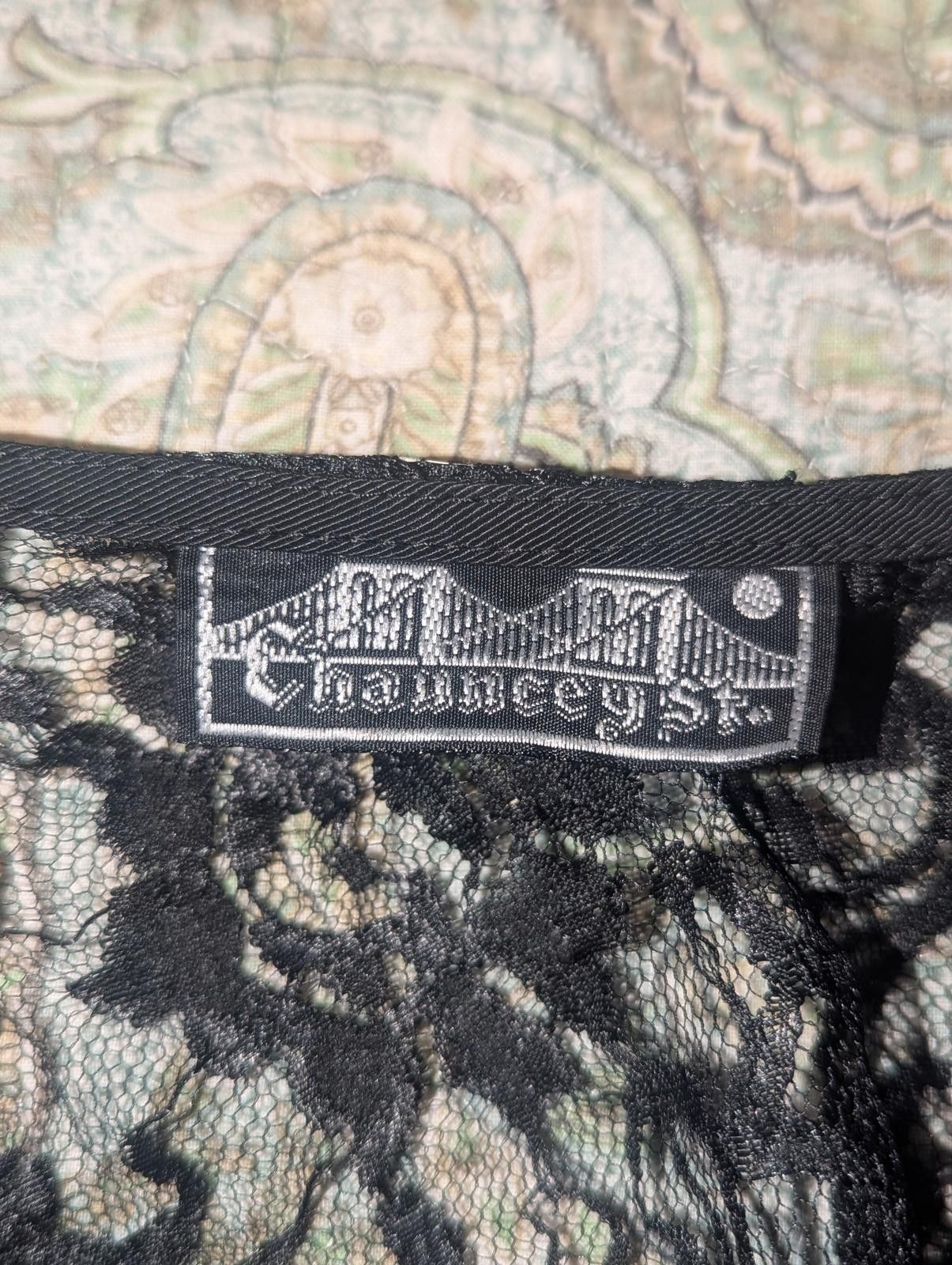Designer Vtg 80s Victorian Black Lace Sleeve Cropped Bolero Jacket XS Size XS / US 0-2 / IT 36-38 - 8 Thumbnail