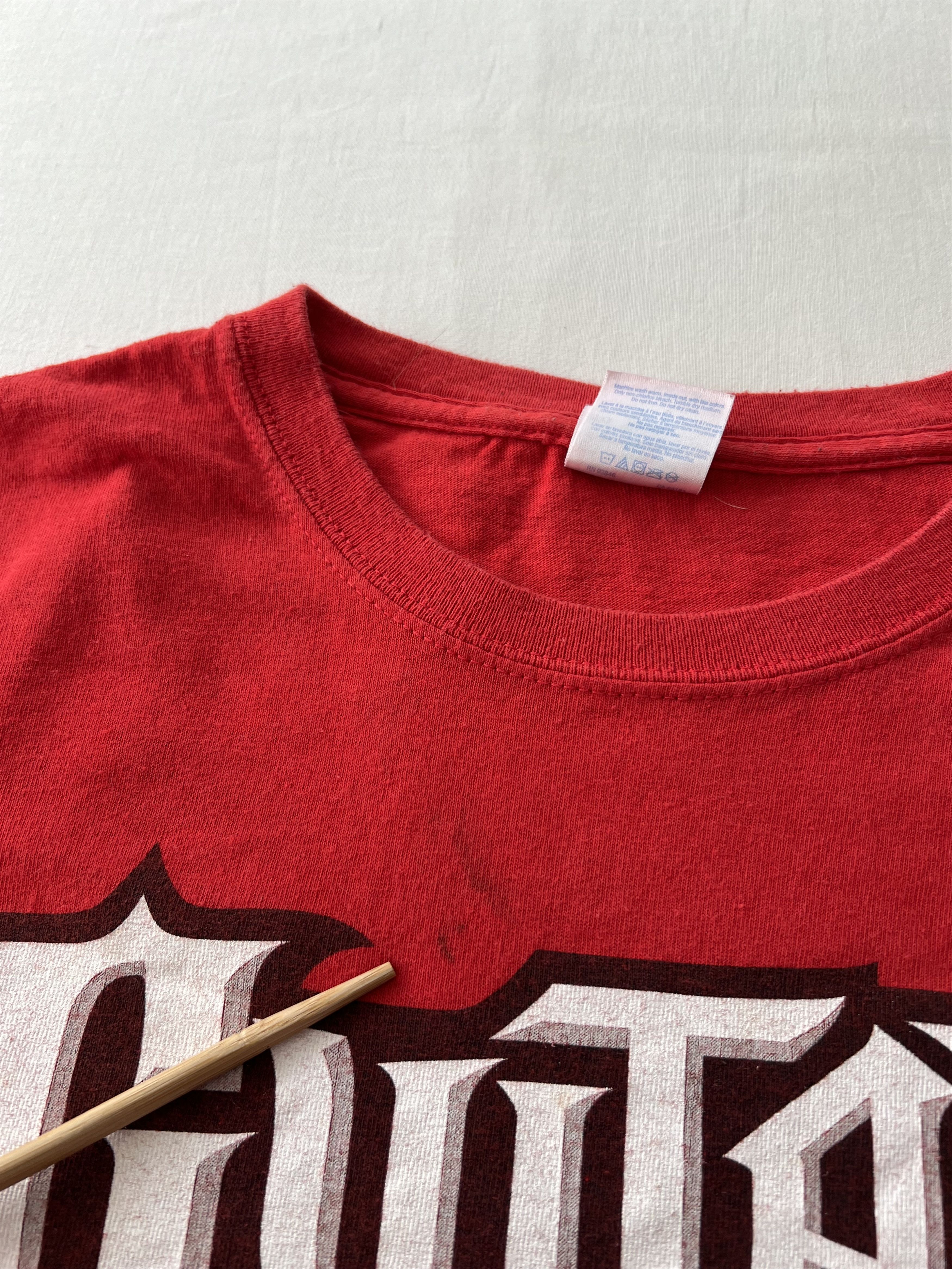 The Game Vintage 2007 Guitar Hero Video Game Playstation Red T-shirt Size US XL / EU 56 / 4 - 7 Thumbnail