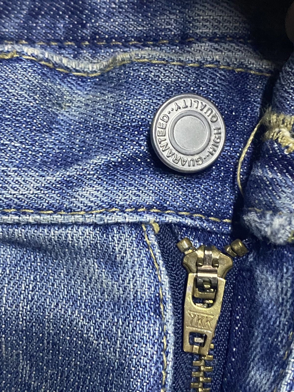 Japanese Brand Vintage Japanese Brand Acid Wash Thunder Distressed Style Size US 33 - 16 Thumbnail