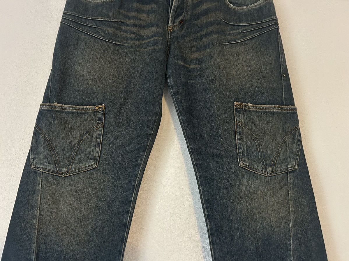 Dolce & Gabbana D&G Distressed Cargo Denim Jeans with Pocket Detail Size US 34 / EU 50 - 3 Thumbnail