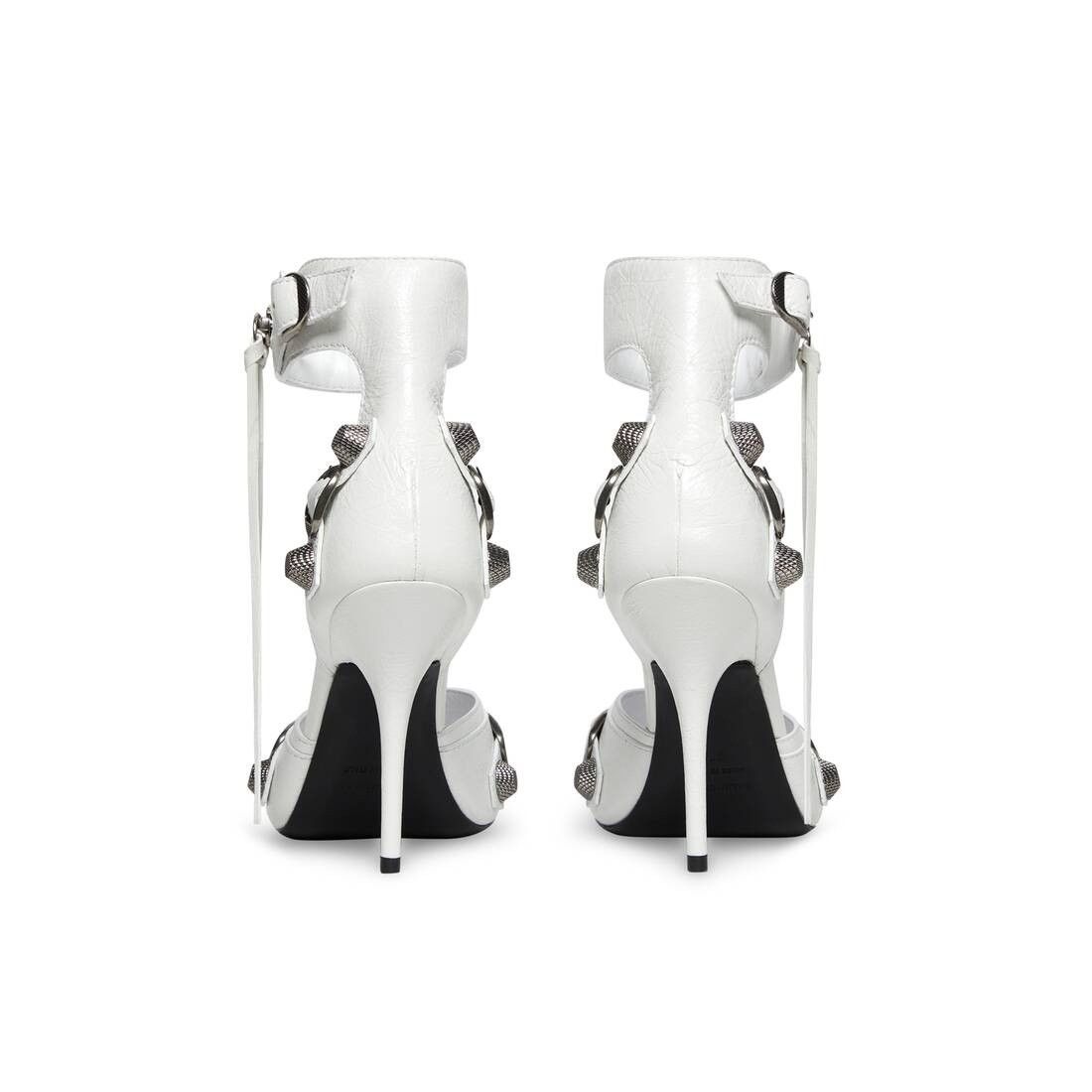 o1w1db10625 Cagole 110mm Sandals in White