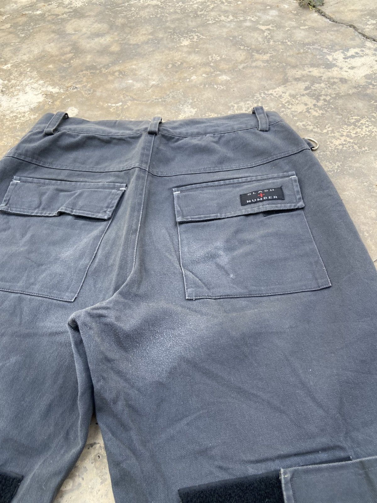 Japanese Brand Slash + Number Bondage Style Pant Size US 29 - 5 Thumbnail