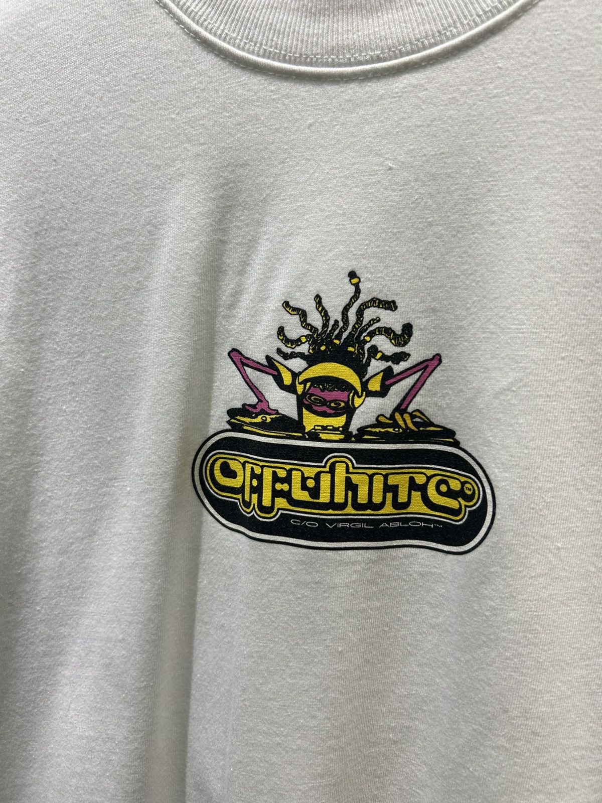 Off-White Off-White DJ Slim Fit Double Sleeve Tee Size US XXS / EU 40 - 3 Thumbnail
