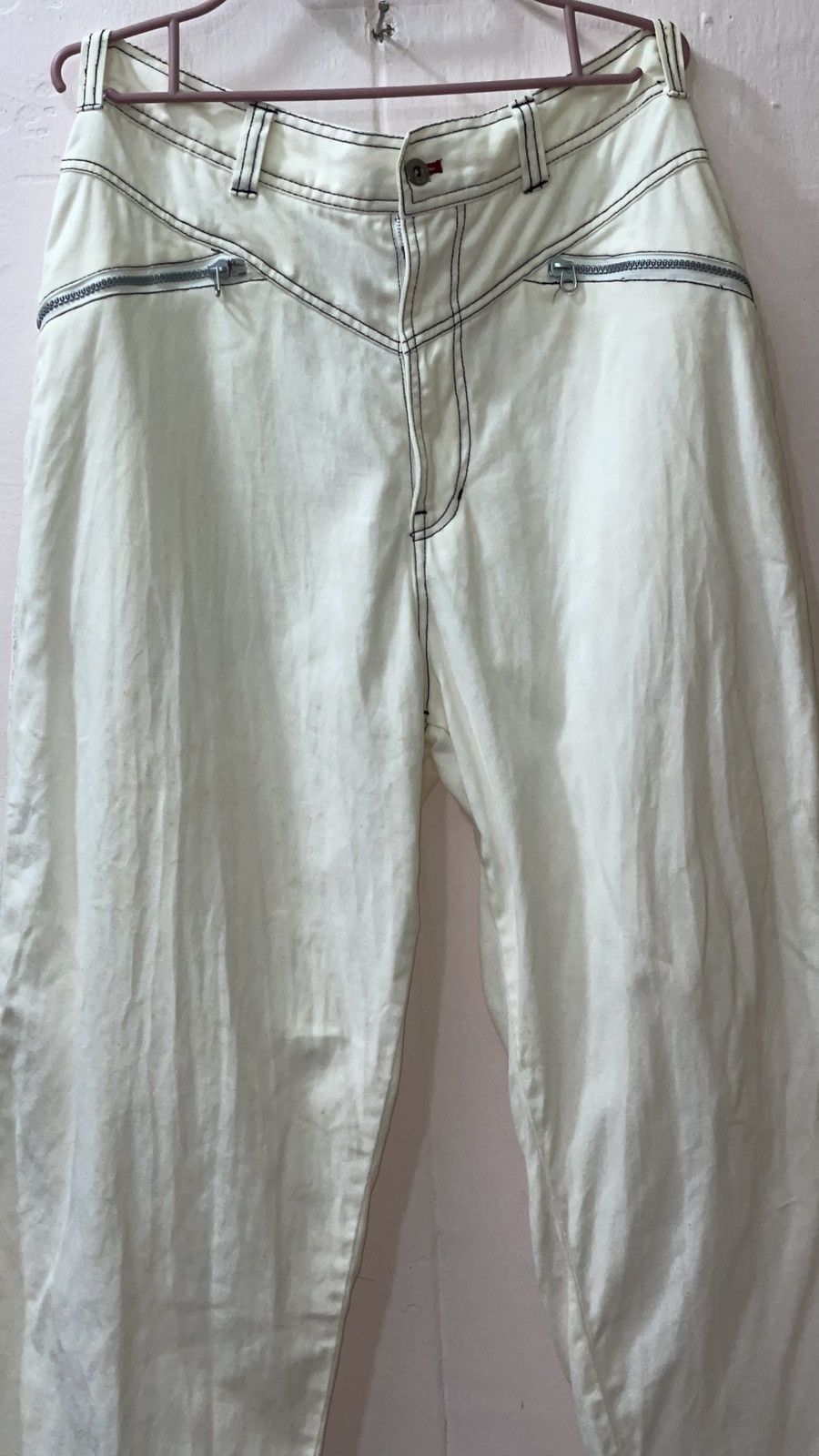 Japanese Brand Baggy jeans raton laveur street wide denim y2k Size US 33 - 1 Thumbnail