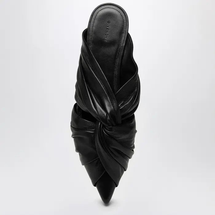 Givenchy o1w1db10325 Twist Mule in Black Size US 5 / IT 35 - 3 Thumbnail