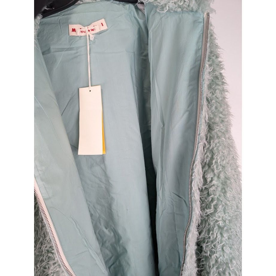 Marni o1rshd1 Long Pile Shaggy Faux Fur in Linden Size US L / EU 52-54 / 3 - 11 Thumbnail