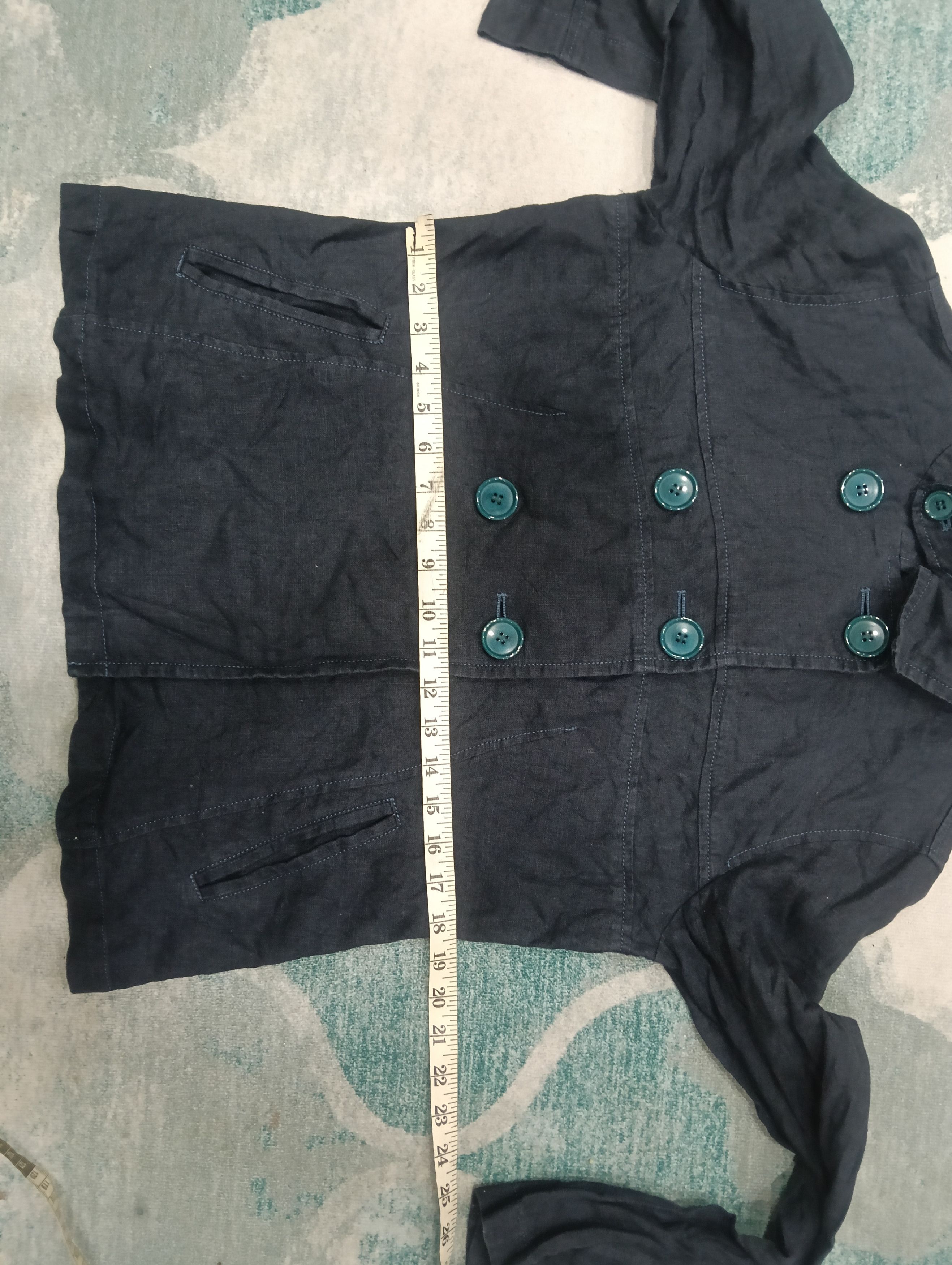 Japanese Brand × Vintage Fou Forget Linen Jacket Japanese Brand Size S / US 4 / IT 40 - 11 Thumbnail