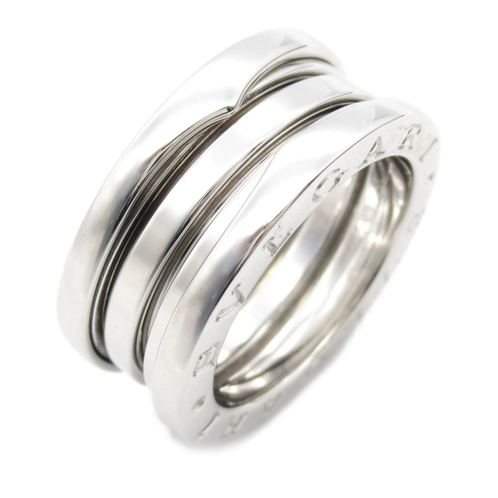 Bvlgari Bvlgari B Zero One Ring K18Wg (White Gold) Silver Size ONE SIZE - 1 Thumbnail
