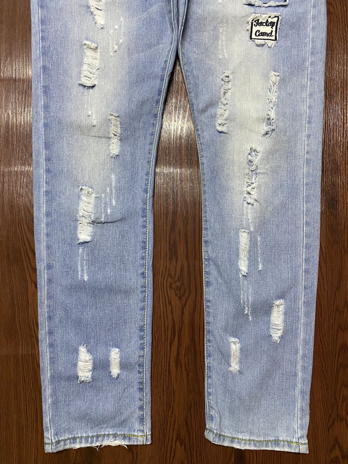 Japanese Brand Vintage Japanese Brands Distressed Patched Jeans Size US 34 / EU 50 - 5 Thumbnail