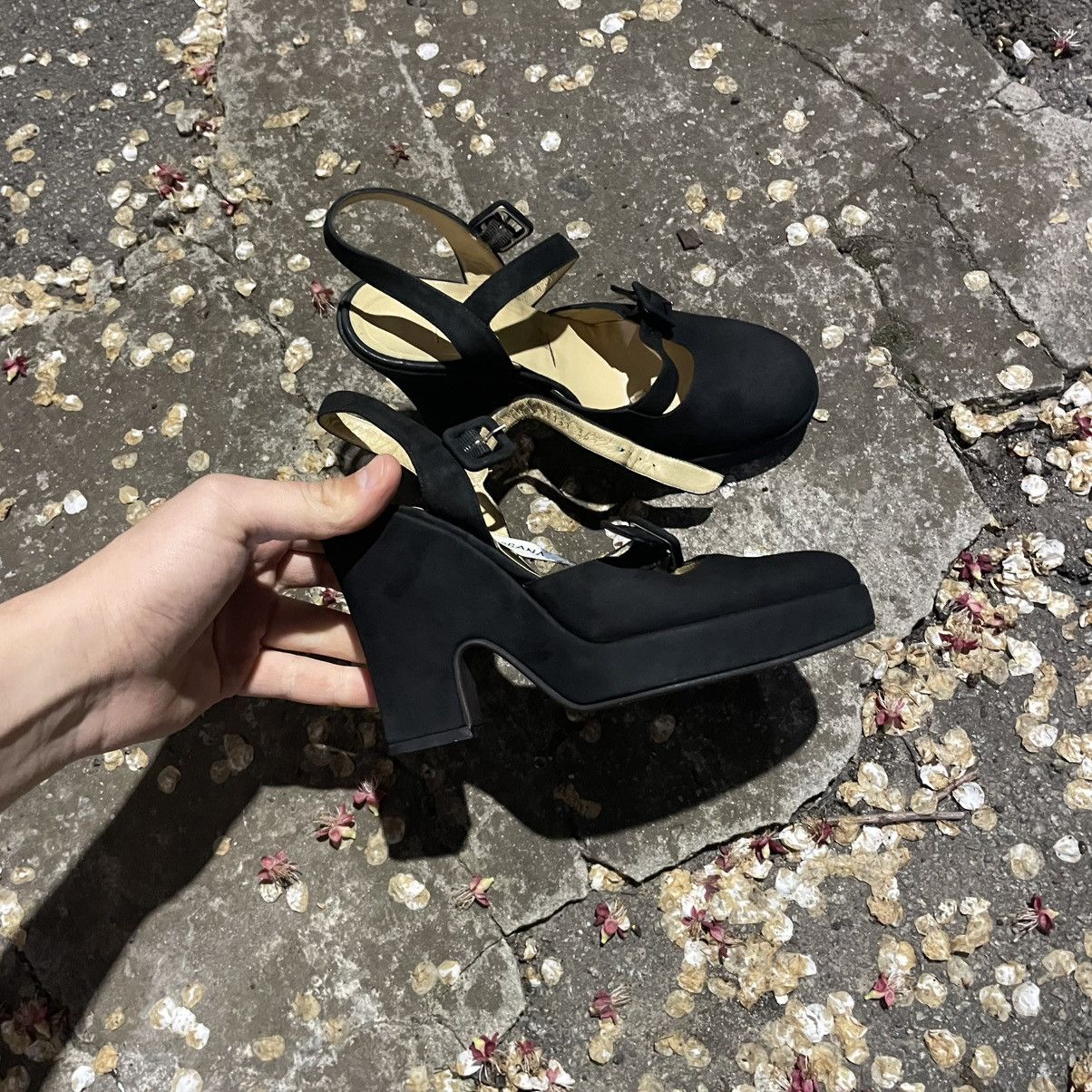 Dolce & Gabbana 36 . 5 Dolce Gabbana suede heels boots shoes old money sneak Size US 6.5 / IT 36.5 - 1 Thumbnail