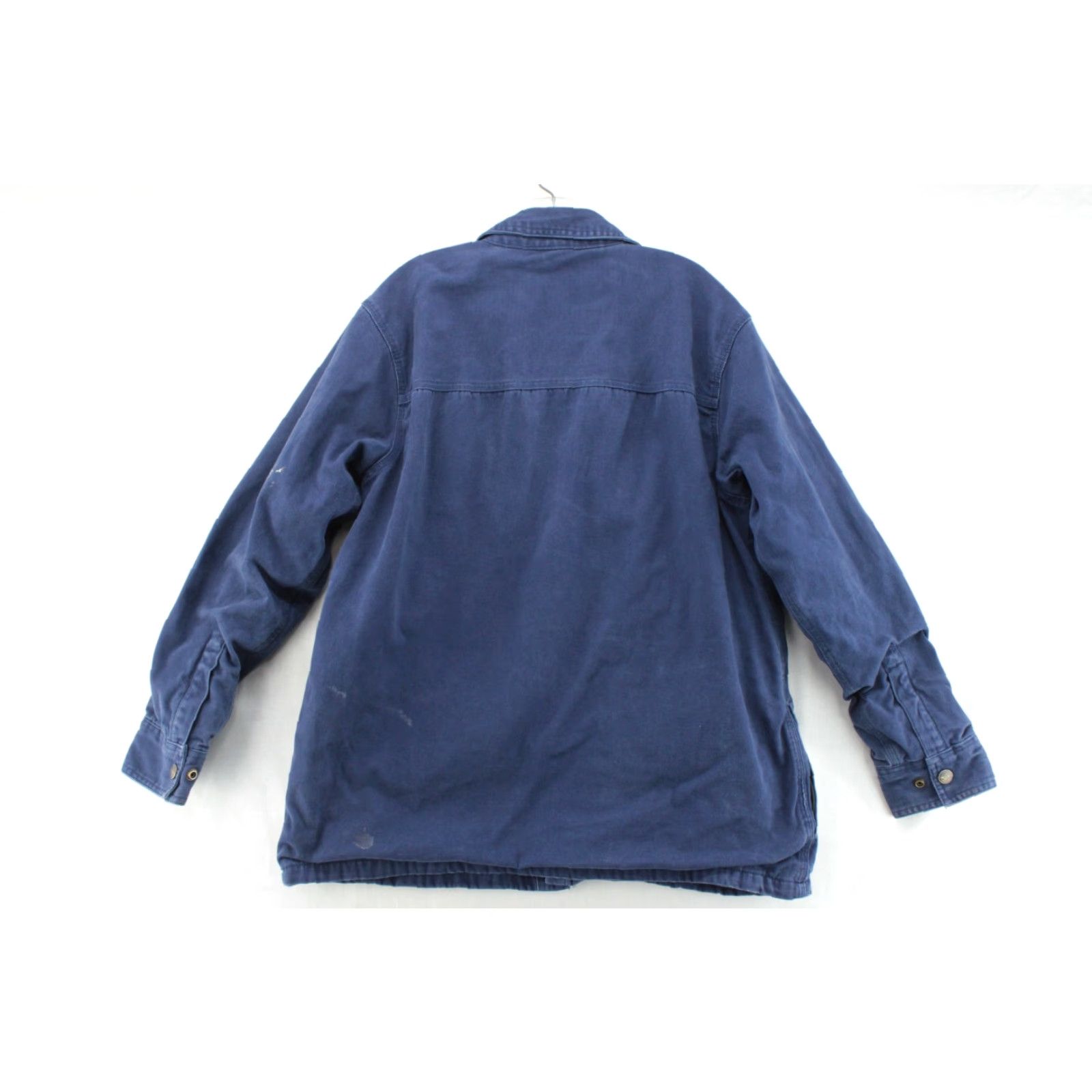 Vintage VINTAGE Brazos Work Force Jacket Men's L Blue Buffalo Plaid Lined Flannel Canvas Jacket Bomber Size US L / EU 52-54 / 3 - 6 Thumbnail