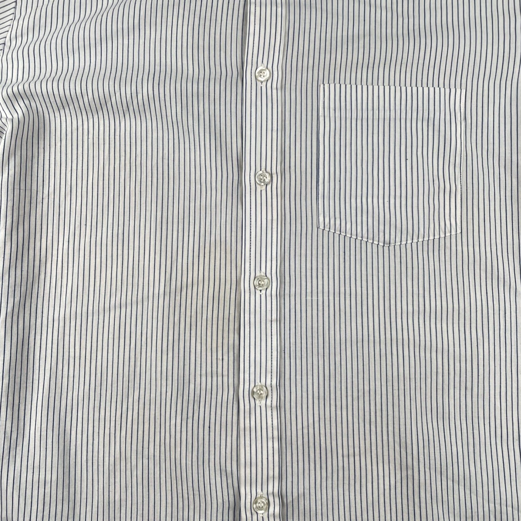 Vintage VINTAGE No Fade Button Shirt Long Sleeve Striped Collared White XL-2XL Men SS Size US XL / EU 56 / 4 - 7 Thumbnail