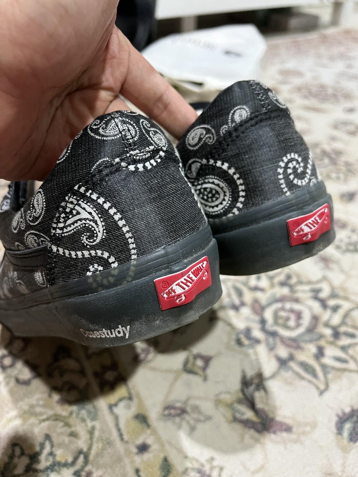 Vans Case Study X Vans Vault Jacquard Paisley Old Skool RARE Size US 11 / EU 44 - 7 Thumbnail