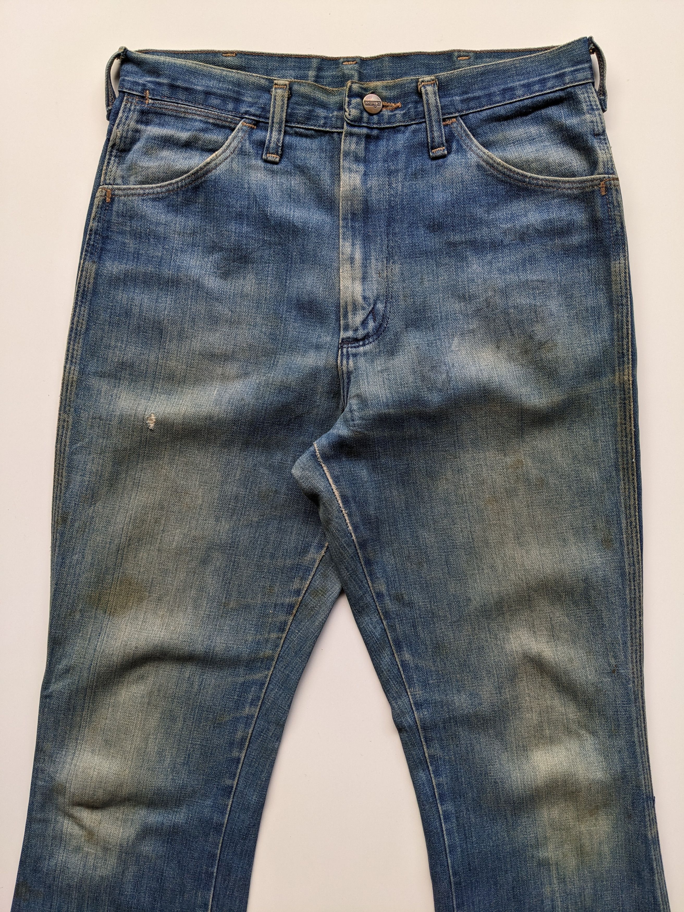 Vintage × Wrangler Vintage 70s Wrangler flare jeans Size US 31 - 3 Thumbnail