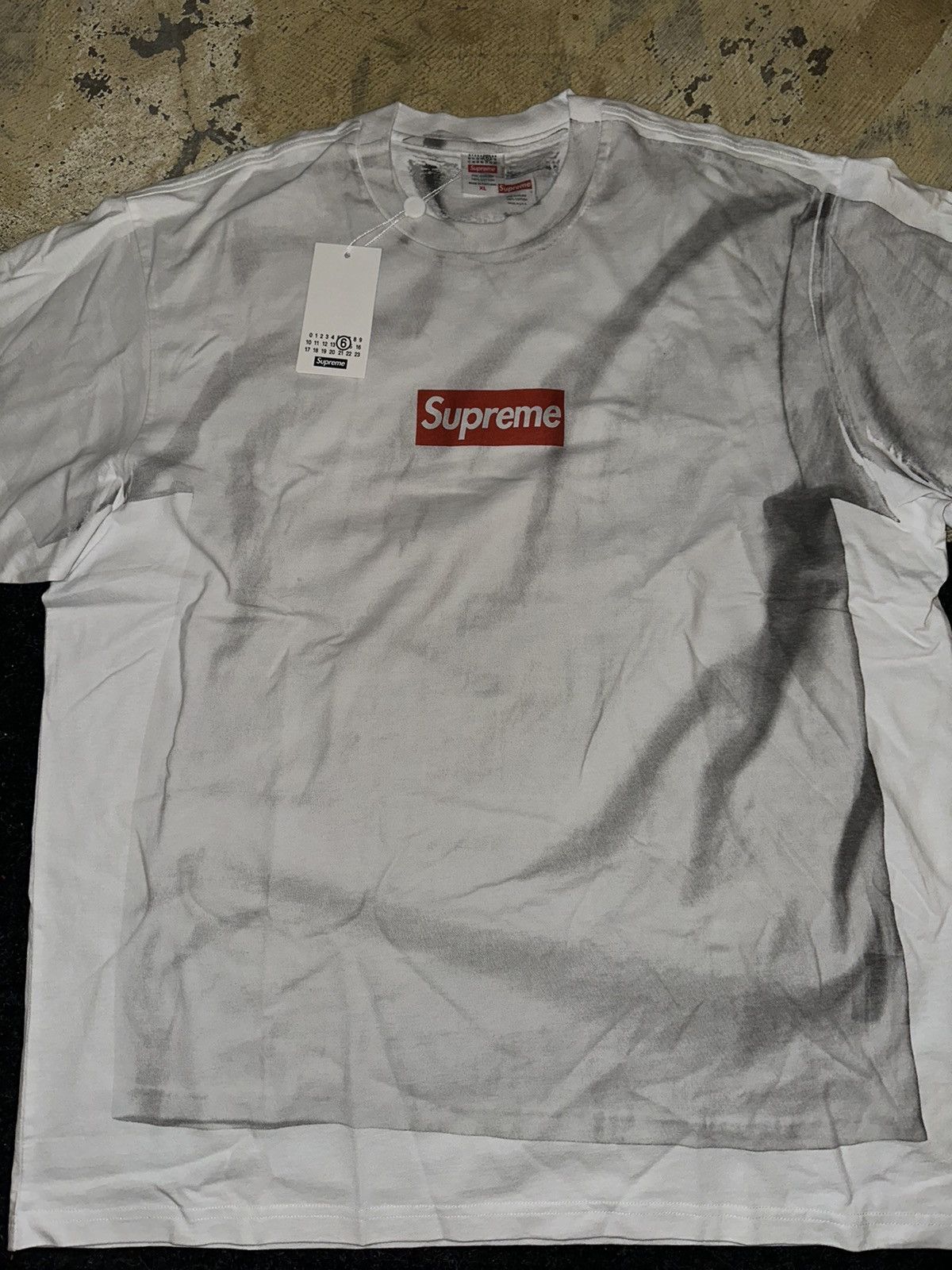 Maison Margiela × Supreme Supreme MM6 Maison Margiela Box Logo Tee 