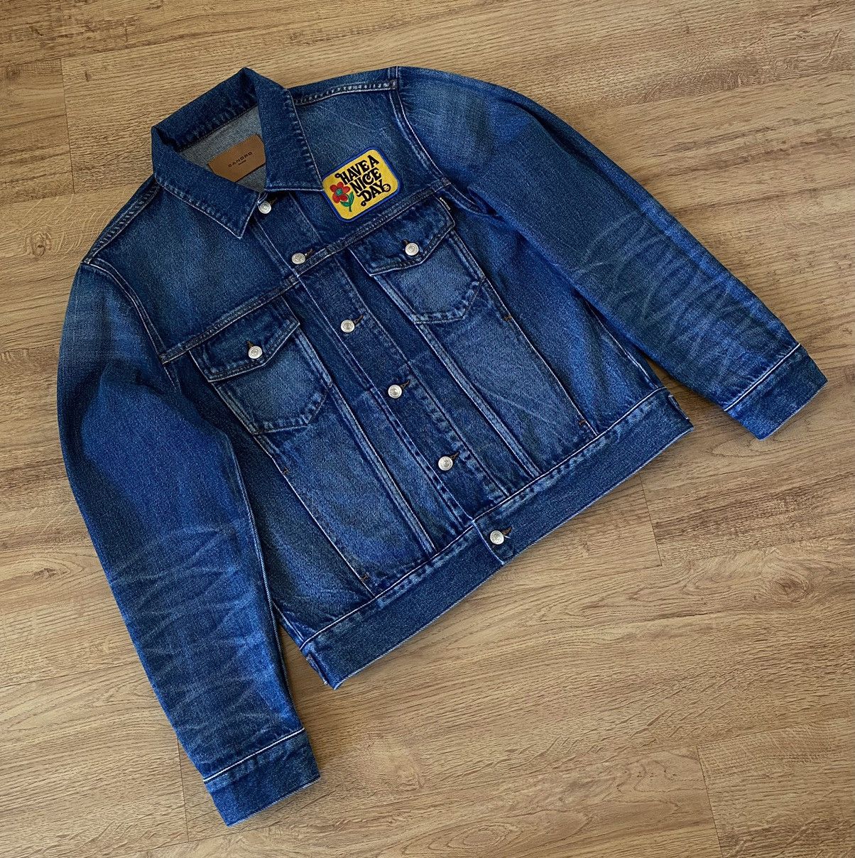 Sandro Sandro Paris Denim Jacket x Luxury x Streetwear Size US L / EU 52-54 / 3 - 2 Thumbnail
