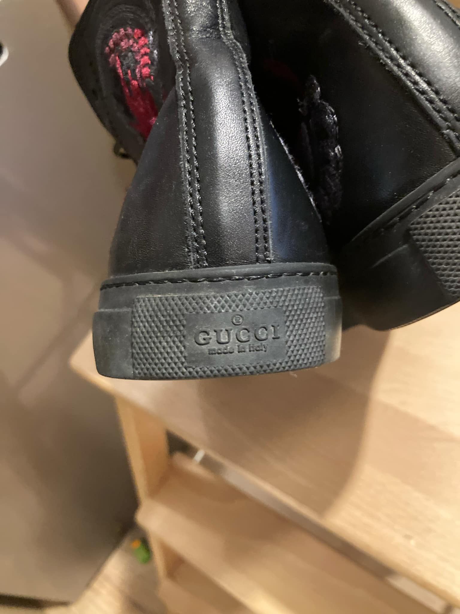 Gucci Gucci TomFord Leather Hi-Top ChuckTaylors Dragon Embroidered Size US 8.5 / IT 38.5 - 7 Thumbnail