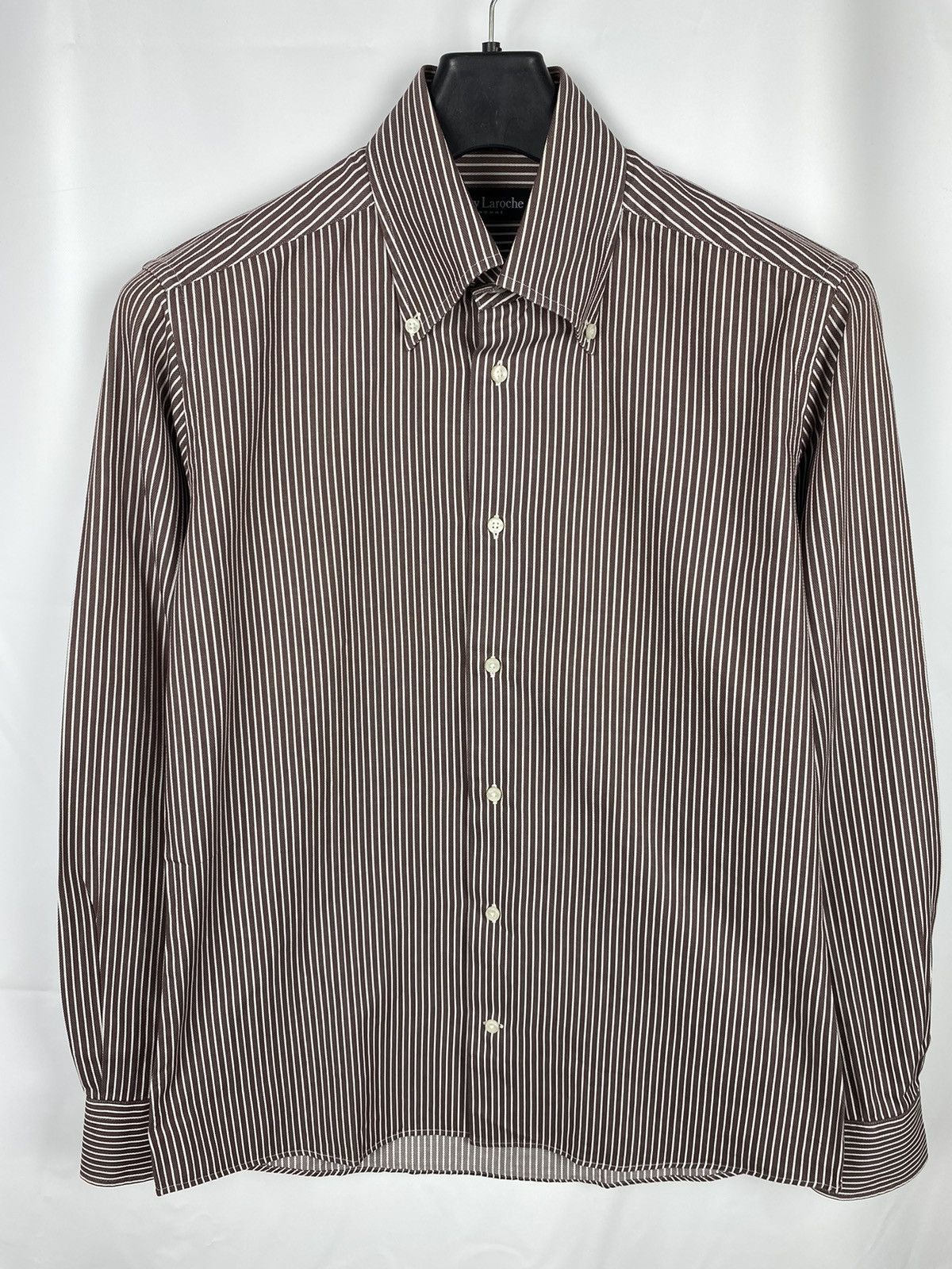 Guy Laroche Guy Laroche Striped Shirt Button Up size 15 1/2 39 Size US S / EU 44-46 / 1 - 1 Thumbnail