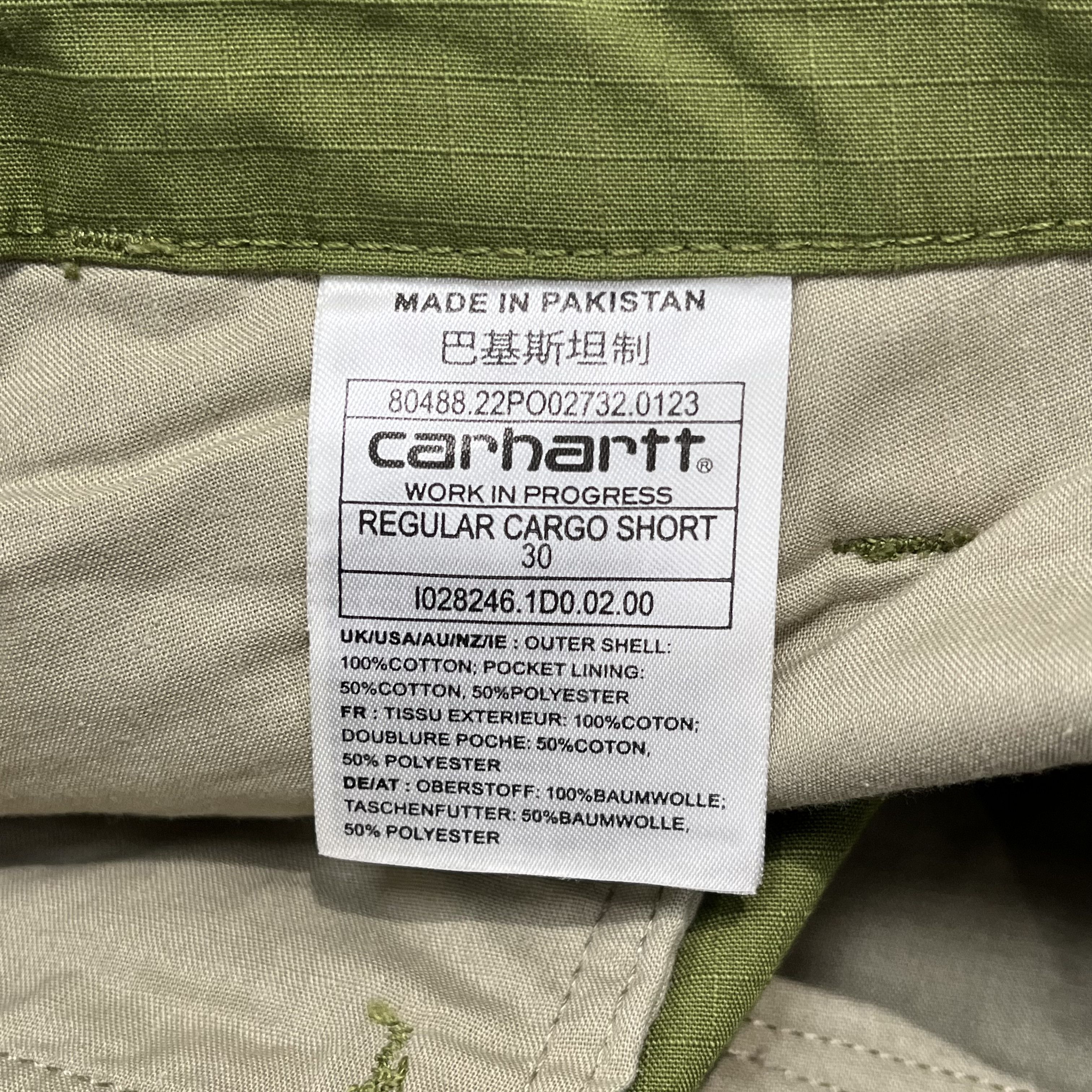 Carhartt Carhartt Cargo Shorts Green Size US 30 / EU 46 - 4 Thumbnail