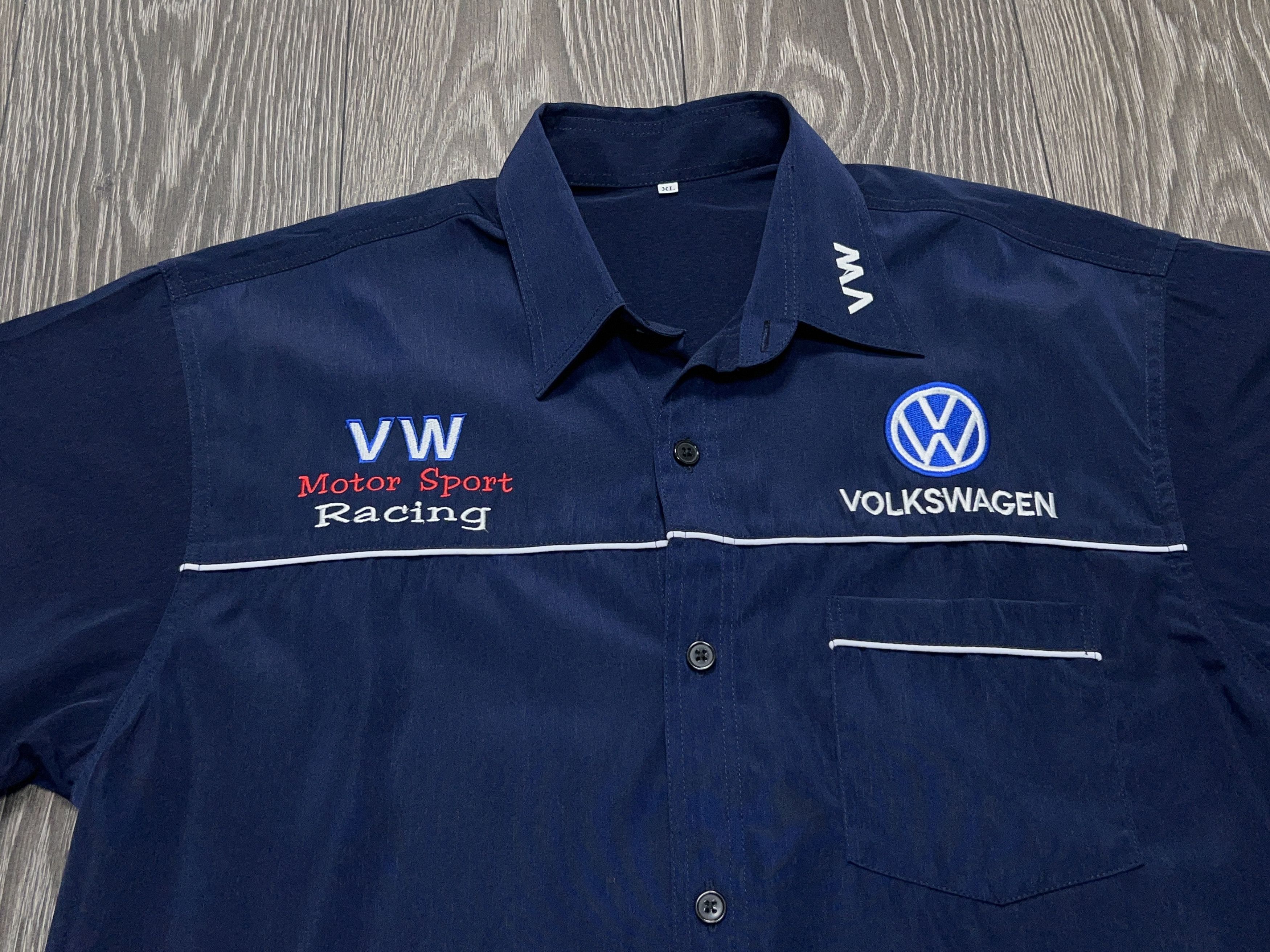 Vintage Volkswagen VW Driver Polo Shirt Button Crew Team Size XL Size US XL / EU 56 / 4 - 2 Thumbnail