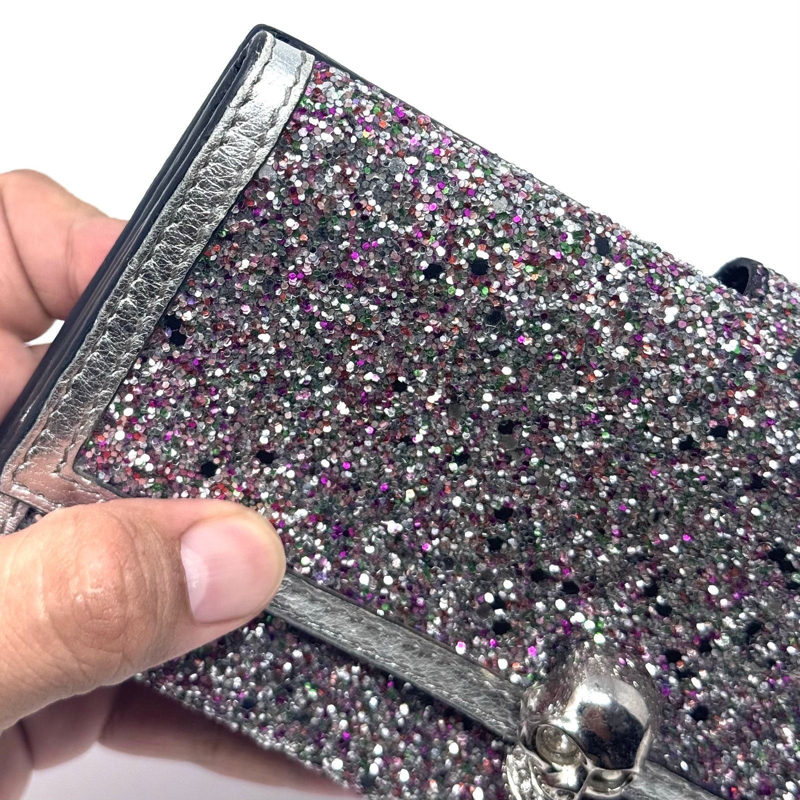 Alexander McQueen Alexander McQueen Glitter Wallet Size ONE SIZE - 15 Thumbnail