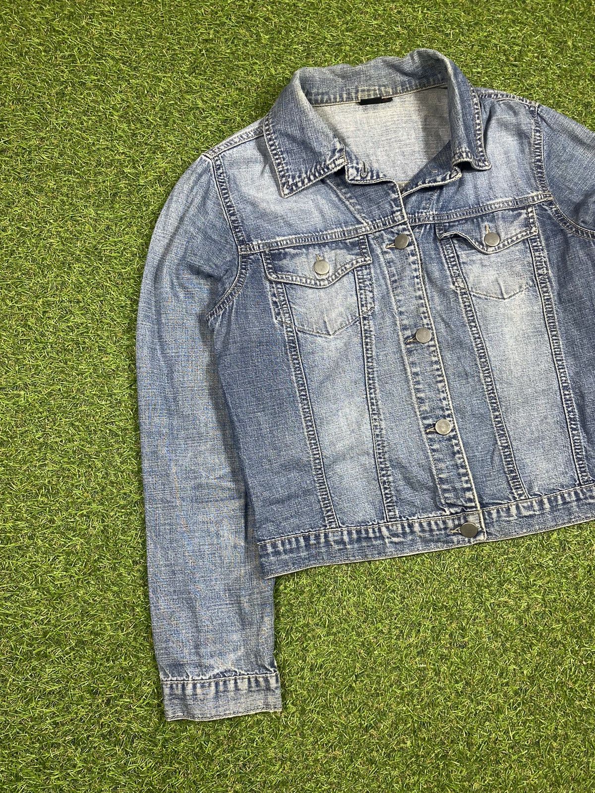 Japanese Brand × Vintage Vintage 90s Jeans jacket japanese streetwear style size M Size M / US 6-8 / IT 42-44 - 2 Thumbnail