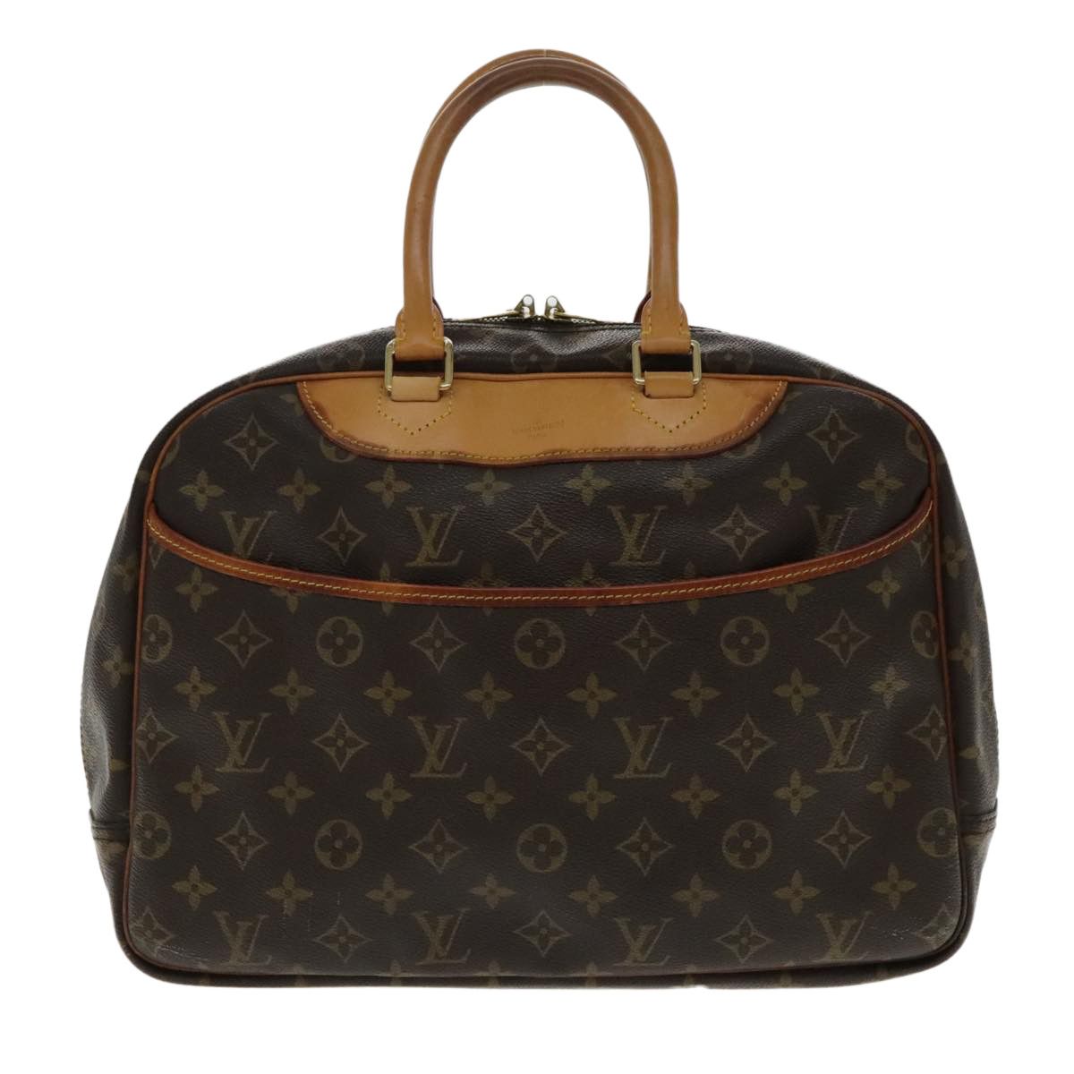 Louis Vuitton Deauville Brown Canvas Handbag (Pre-Owned) Size ONE SIZE - 1 Thumbnail