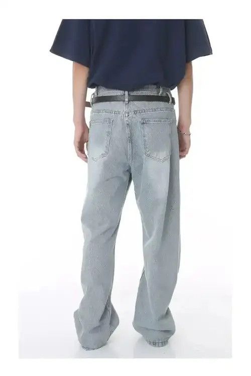 VIBE Double Layer High Waist Light Blue Jean Size US 30 / EU 46 - 3 Thumbnail