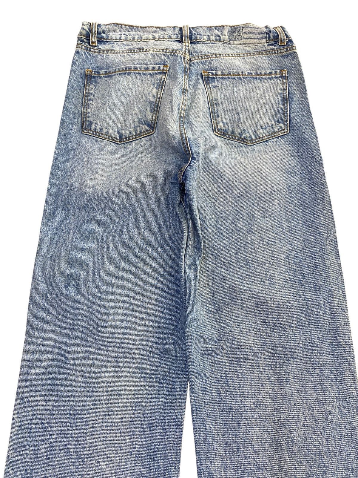 Other Revice Japanese Brand Acid Blue Wash Style Painted Jeans Size US 32 / EU 48 - 4 Thumbnail