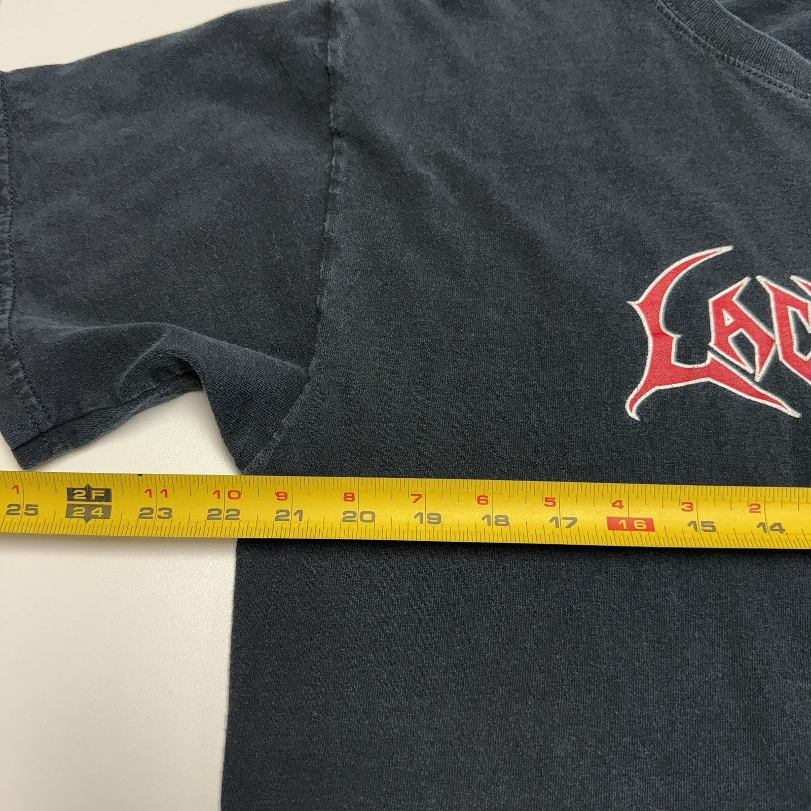Band Tees Vintage Laceration Band T Shirt Mens Large Black Short Sleev Size US L / EU 52-54 / 3 - 8 Thumbnail